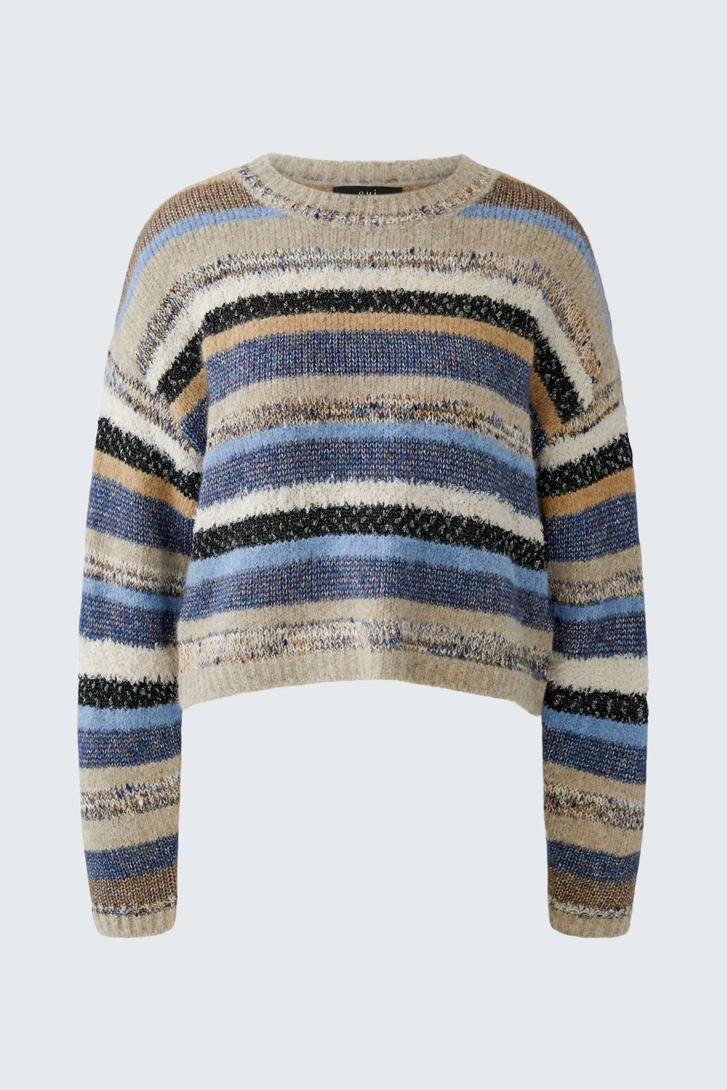 Oui - Stripe Yarn Jumper