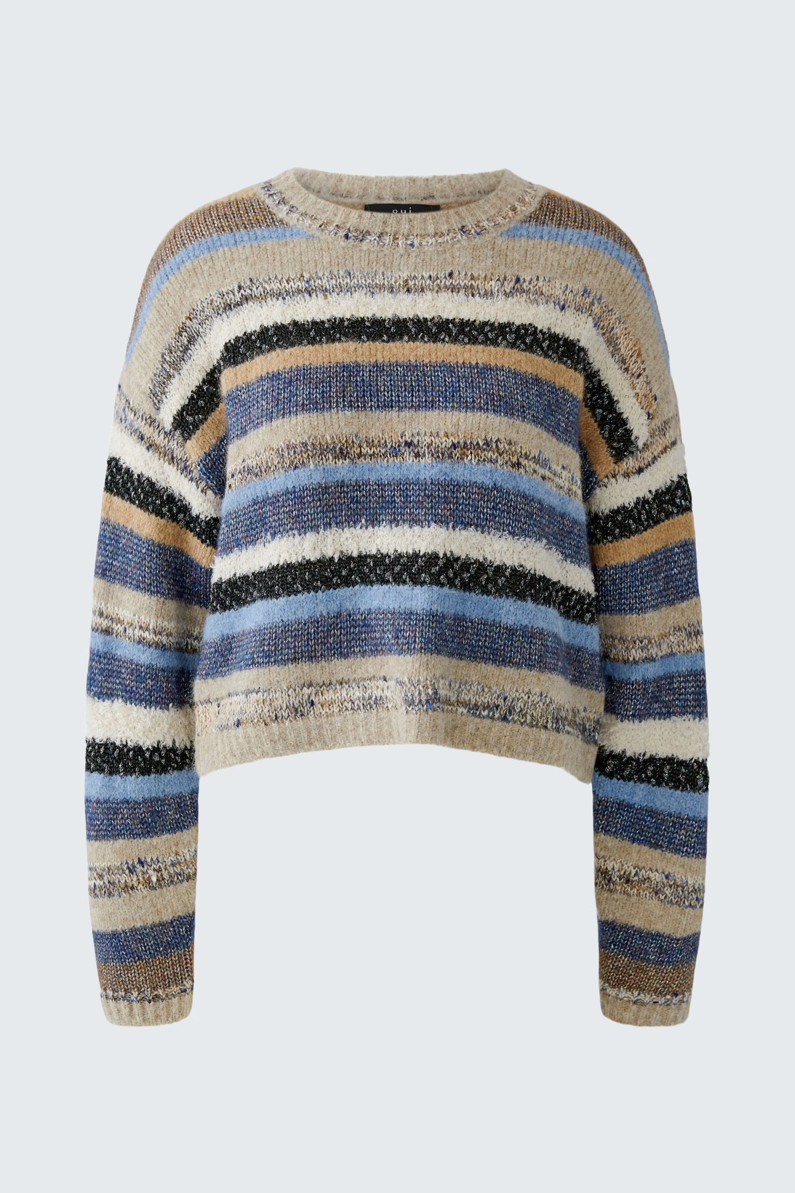 Oui - Stripe Yarn Jumper