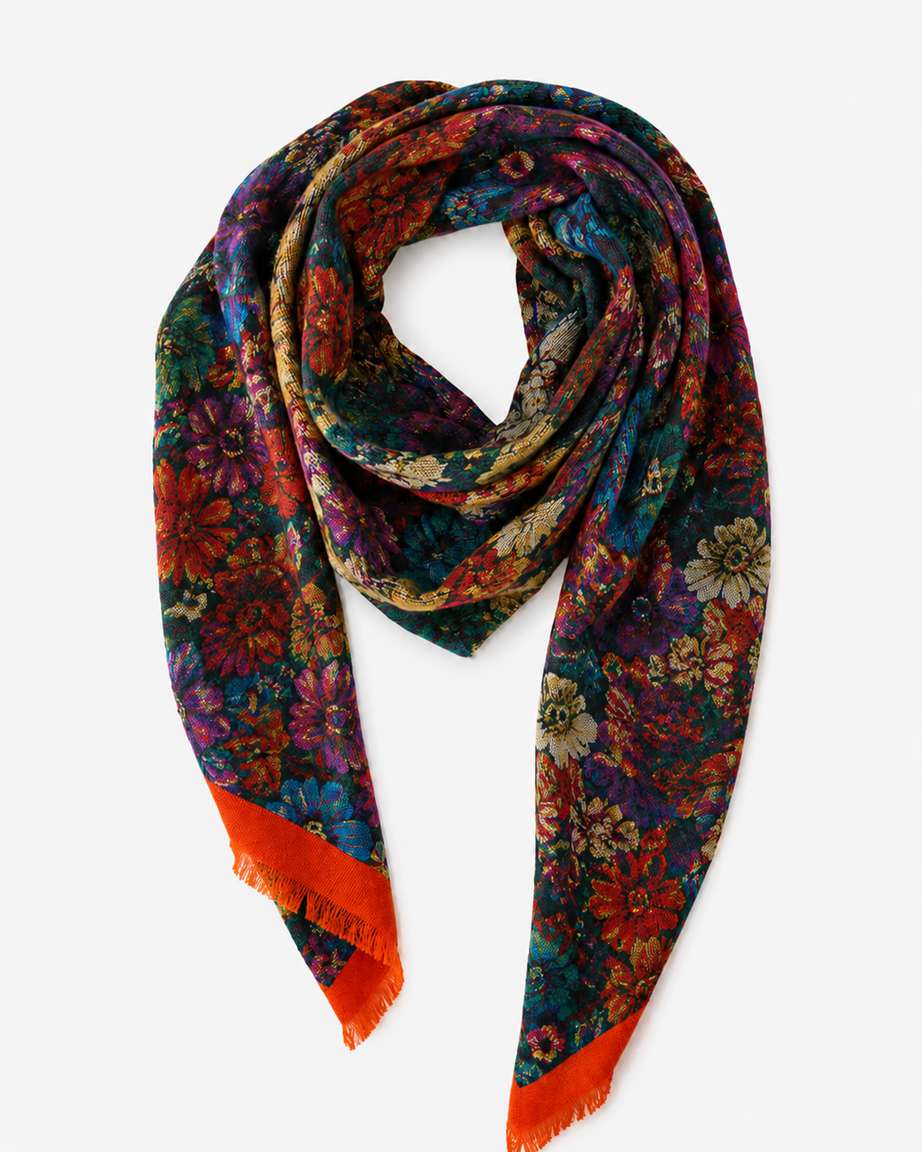 Oui - Multi Coloured Scarf