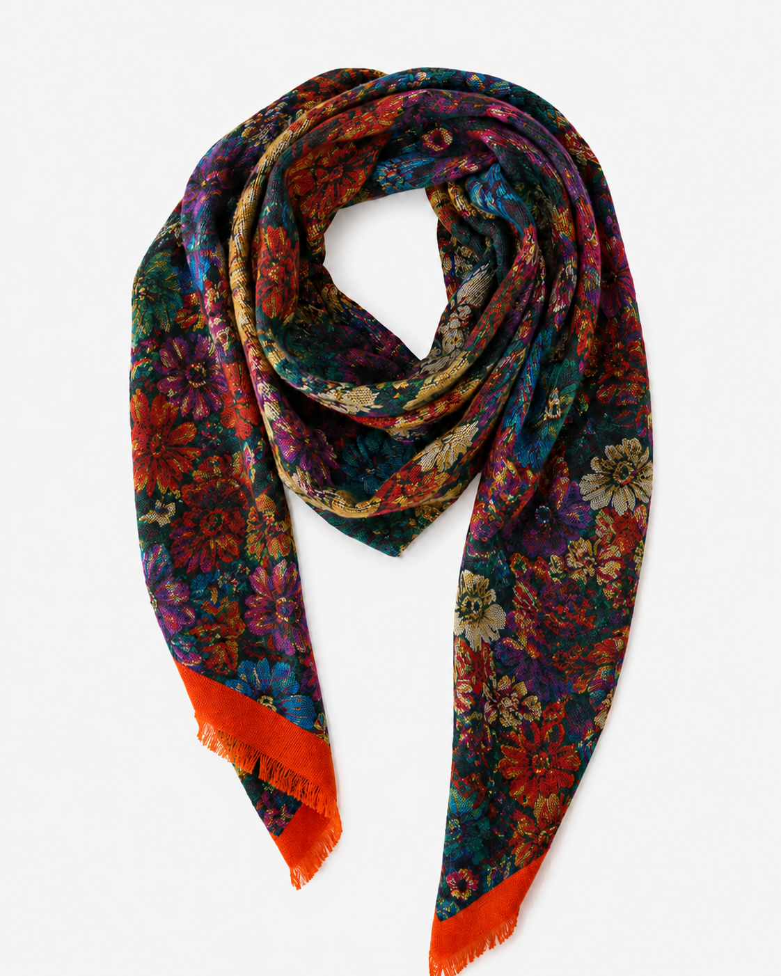 Oui - Multi Coloured Scarf