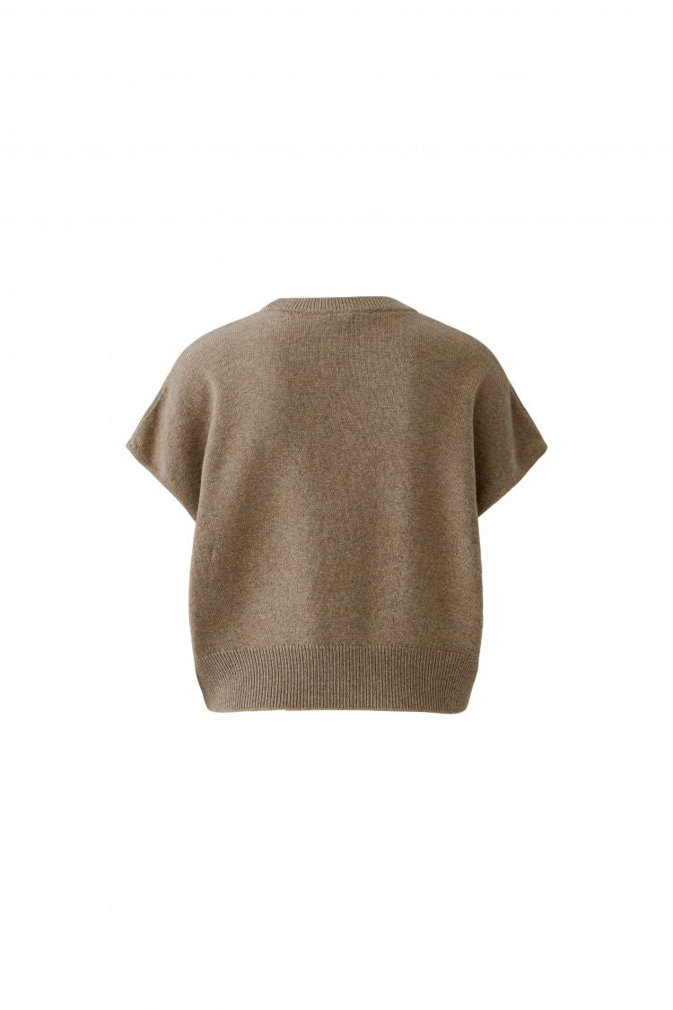 Oui - Taupe Melange Jumper