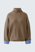Oui - Taupe Shirt Jumper