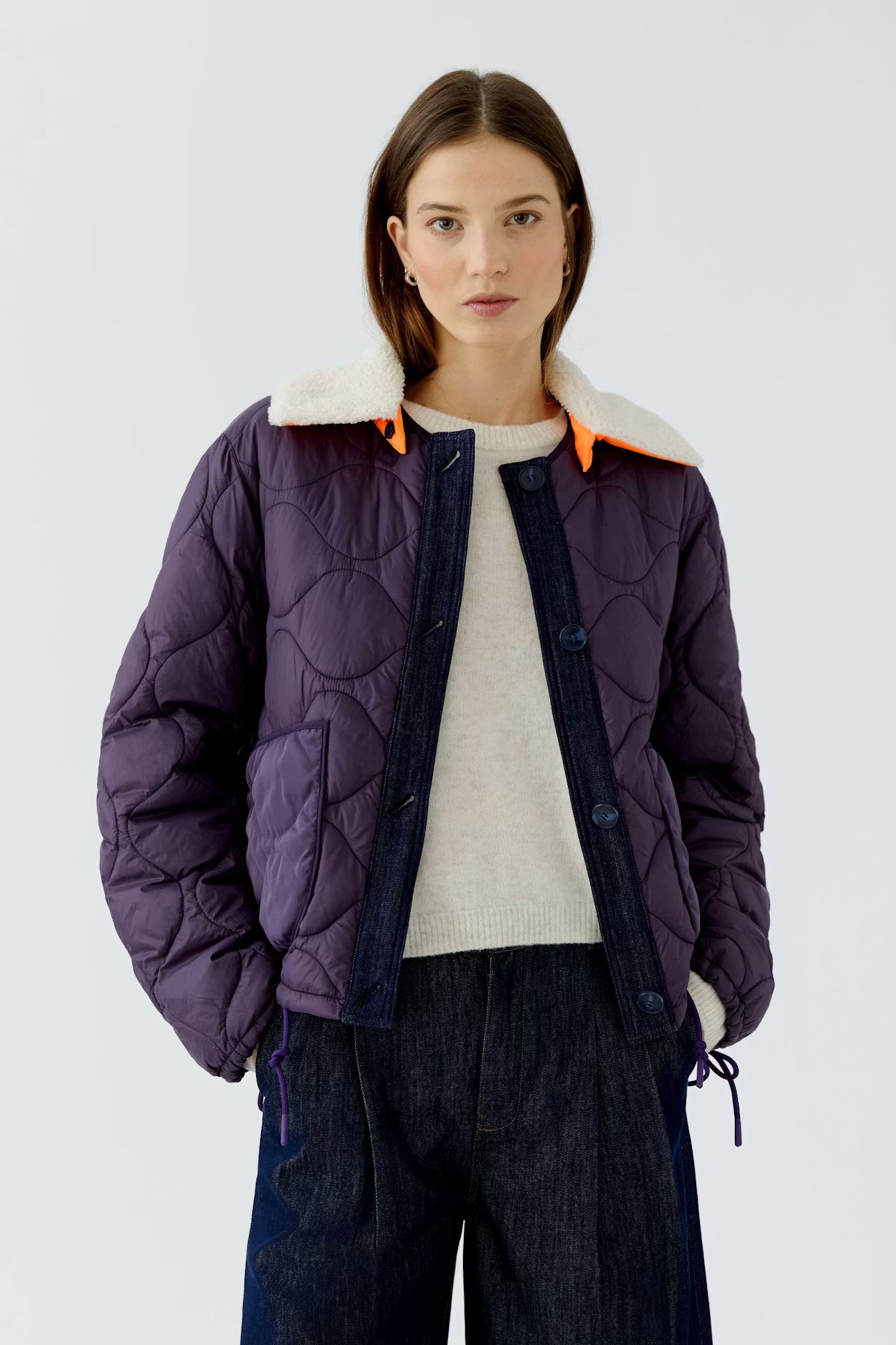 Oui - Violet Reversible Jacket