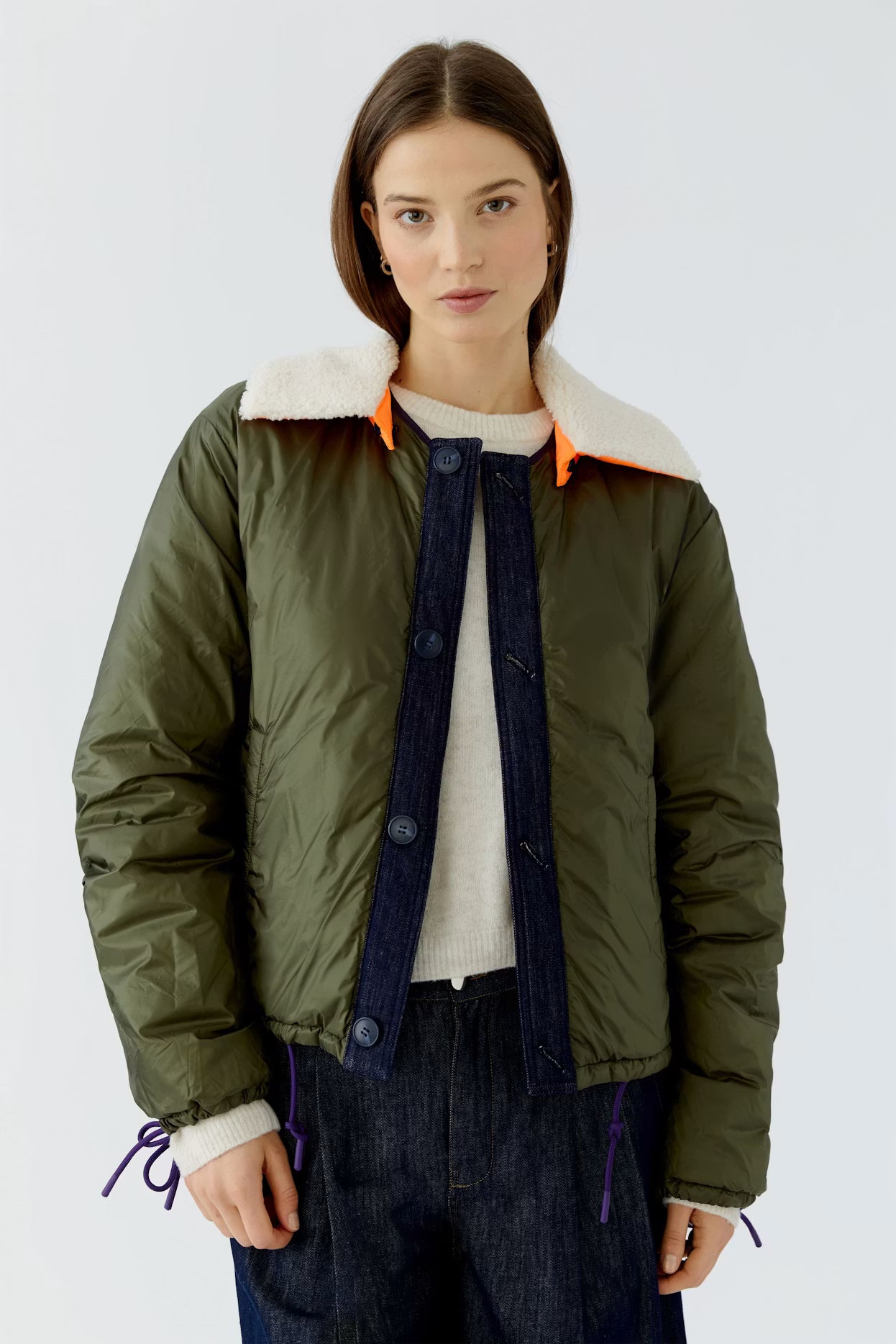 Oui - Violet Reversible Jacket