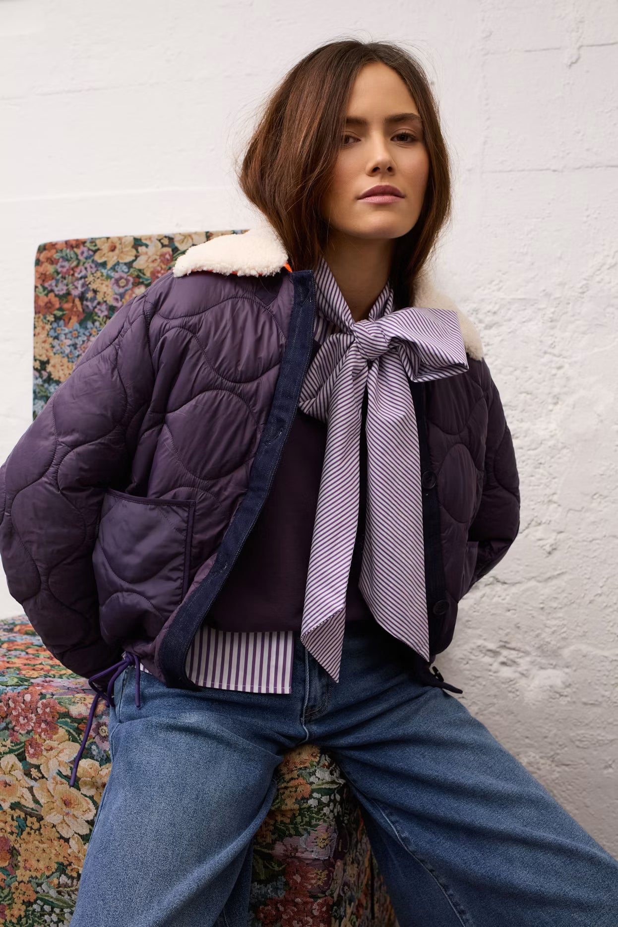 Oui - Violet Reversible Jacket