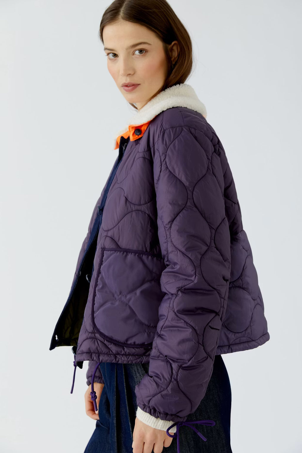Oui - Violet Reversible Jacket
