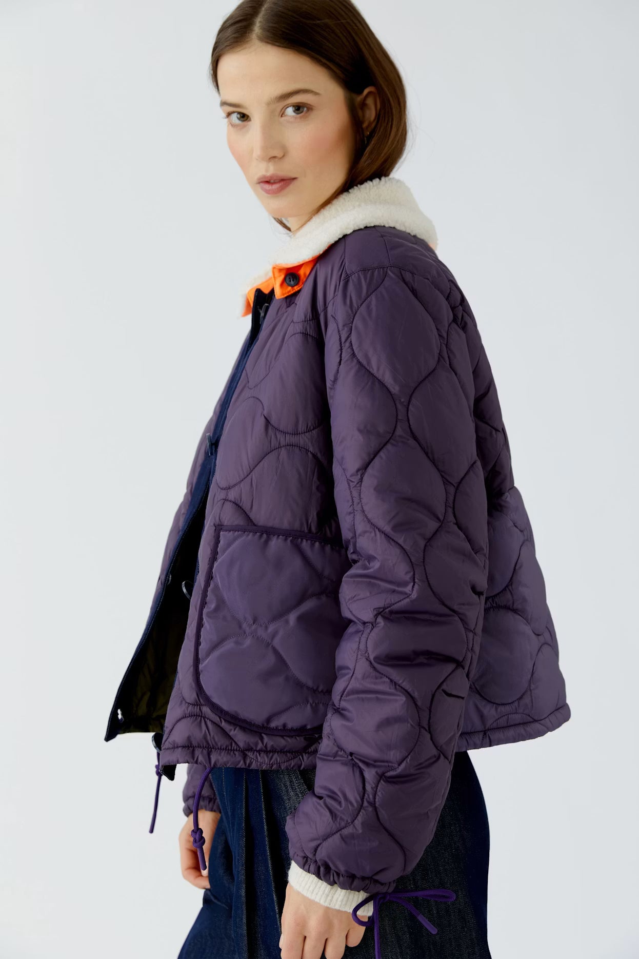 Oui - Violet Reversible Jacket