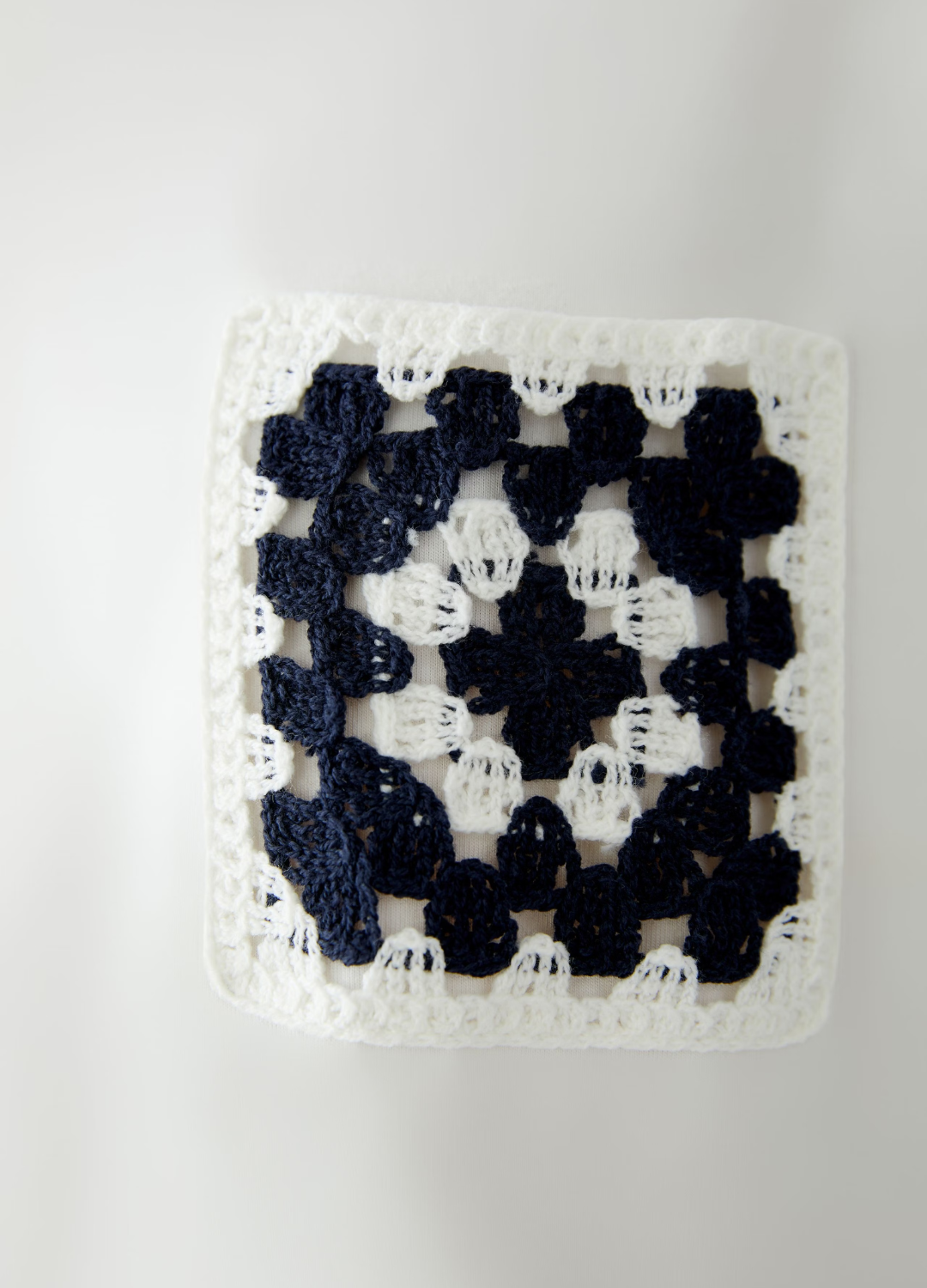 Oui - White Crochet Pocket T - Shirt