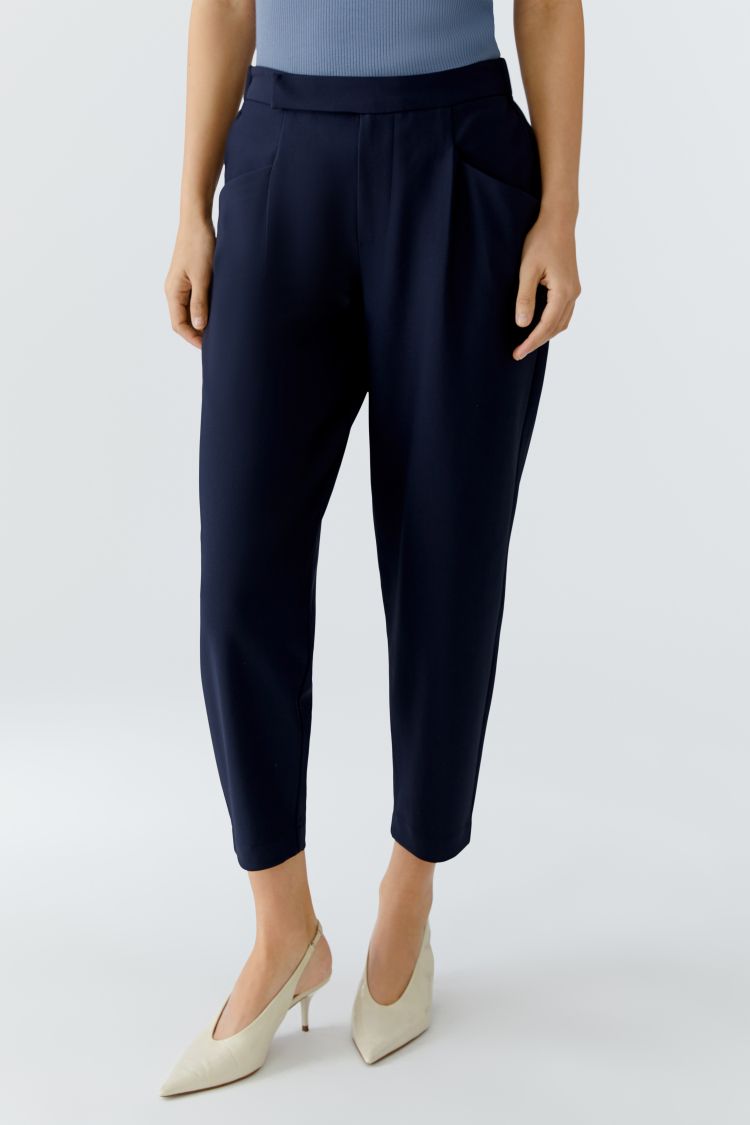 Oui - Navy Trouser