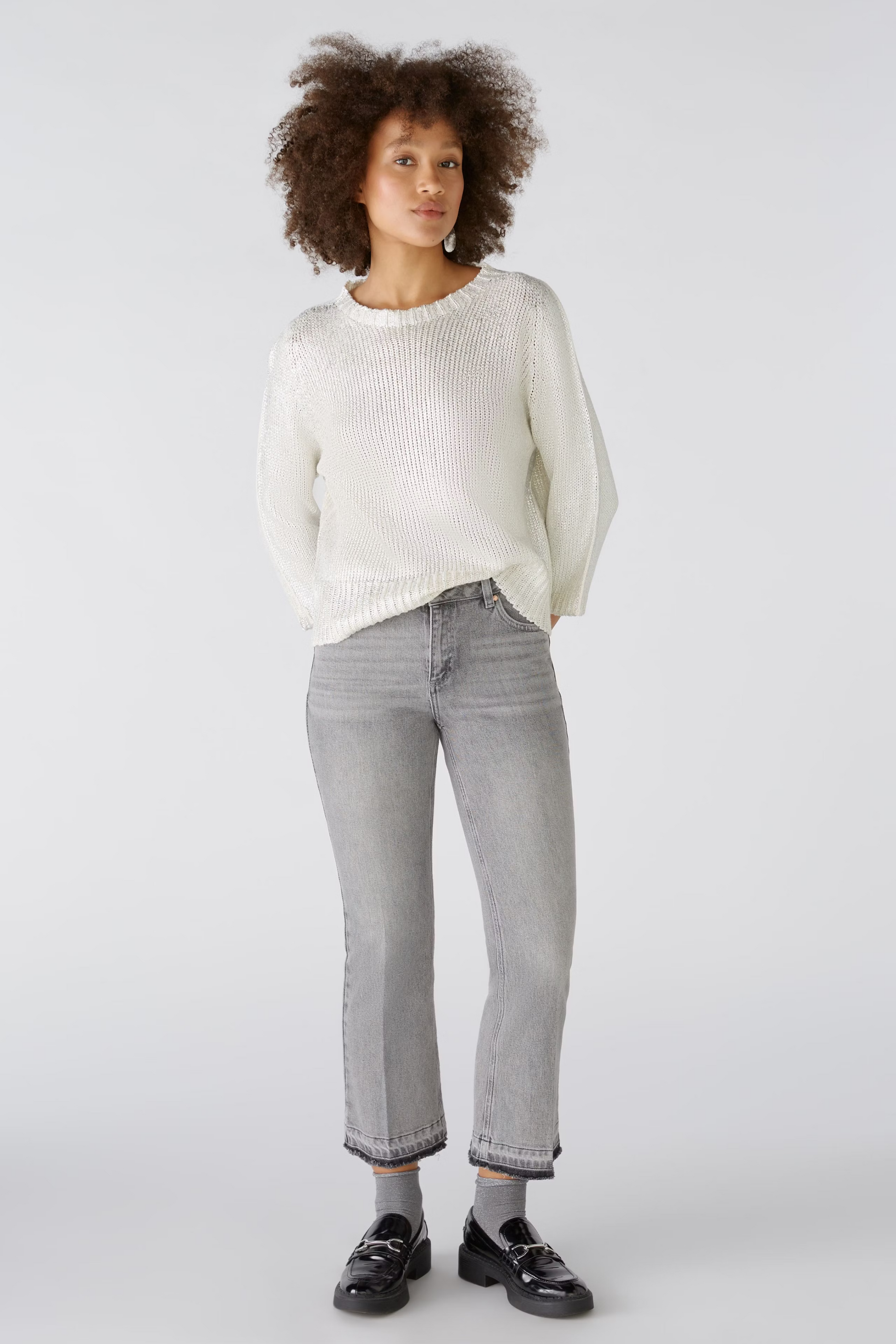 Oui - Silver Gunmetal Jumper