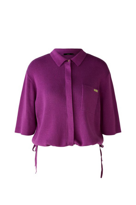 Oui Sparkling Grape Short Sleeve Jacket