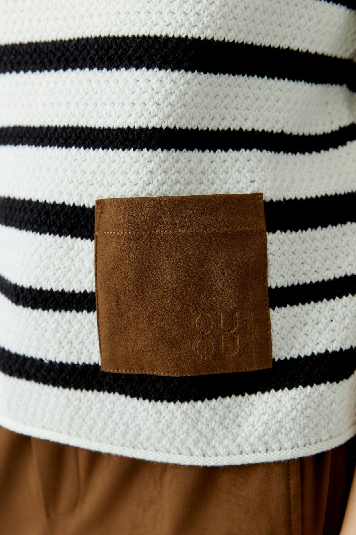 oui Oui - Stripe Pocket Short Knit
