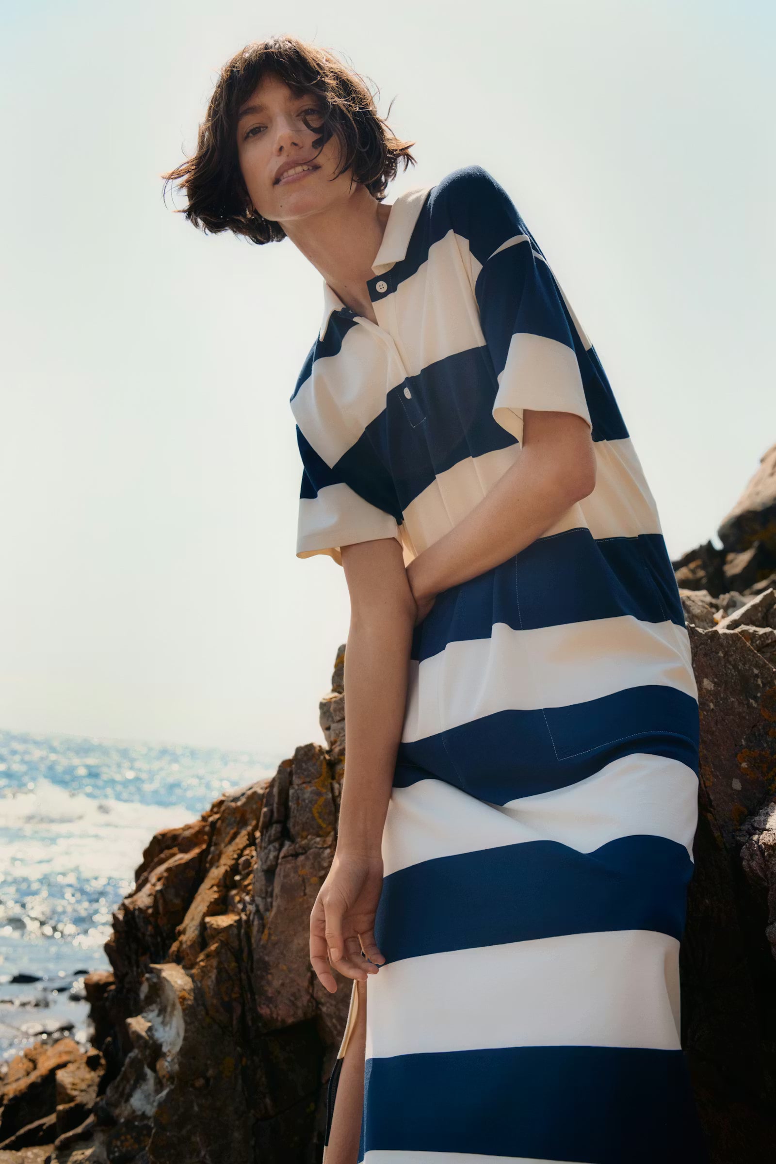 Part Two - Alise After Midnight Stripe Dress