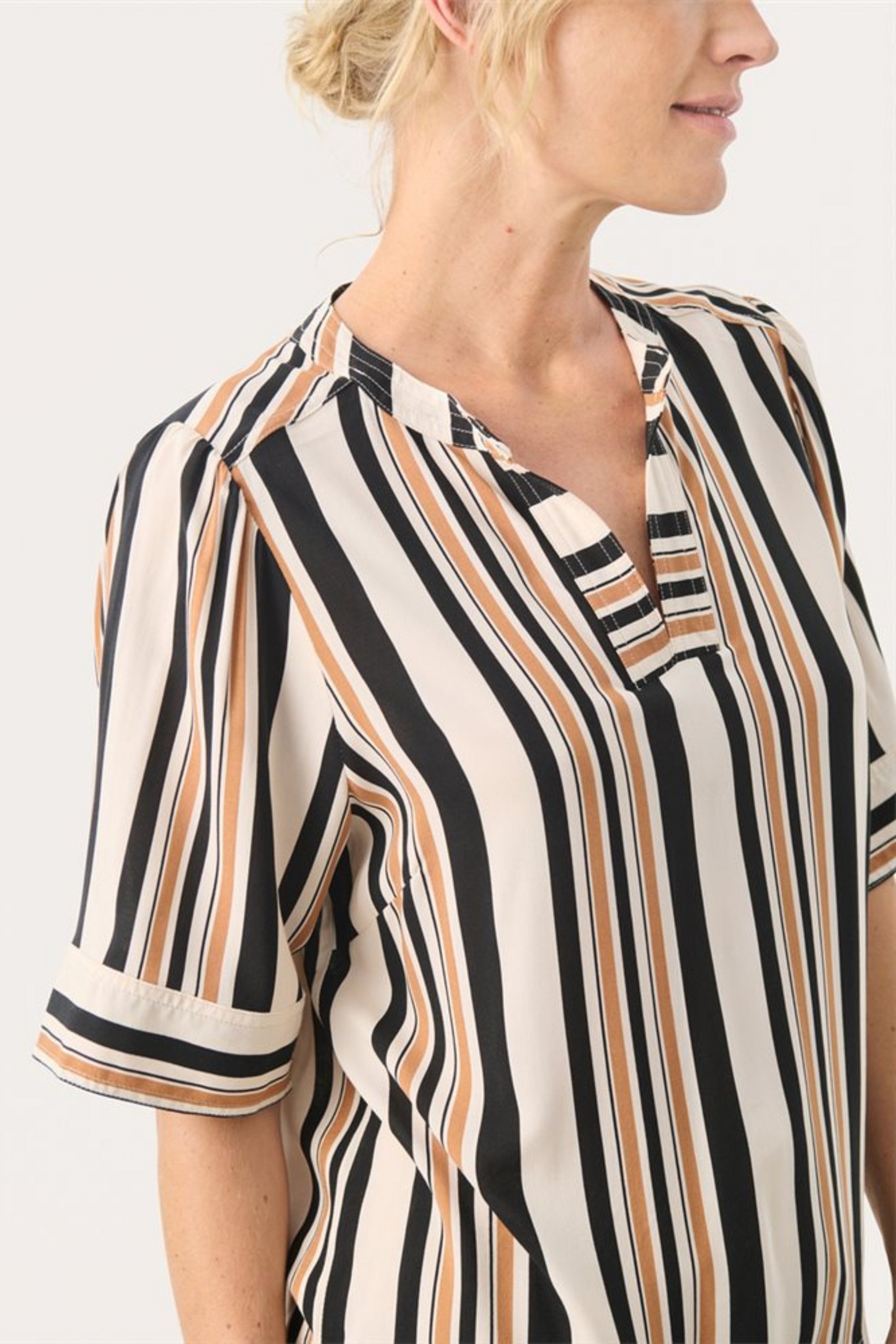 Josefina Brown Sugar Relaxed Shirt