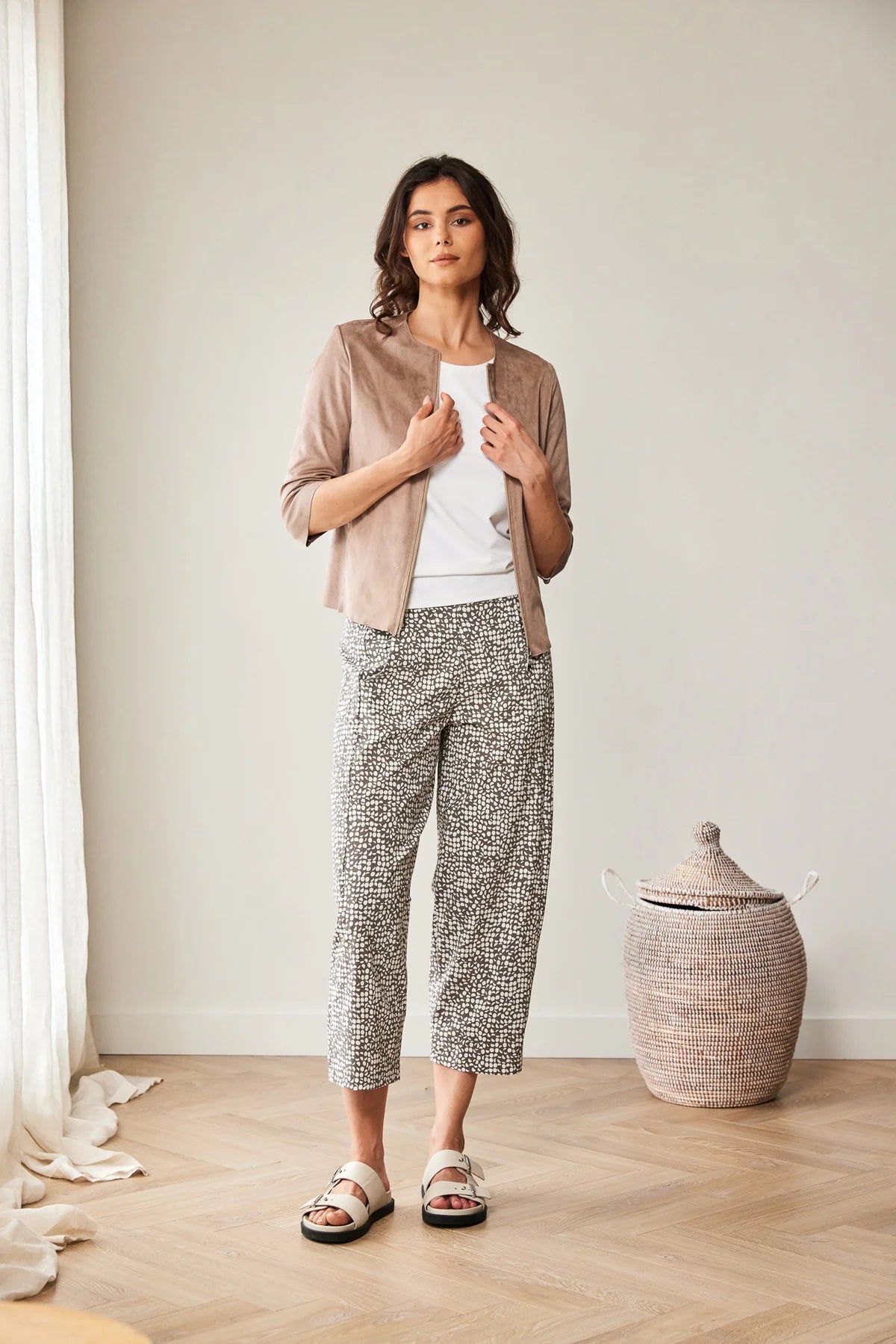 Peruzzi - Spotted Print Trouser - Diamonds And Pearls