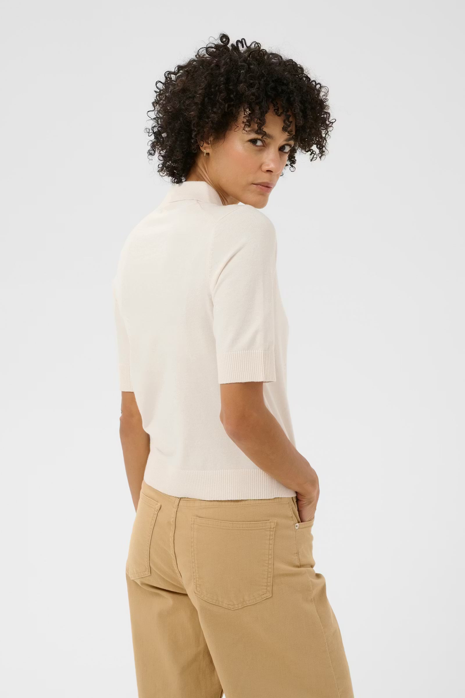 Part Two - Anetti Whitecap Grey Top