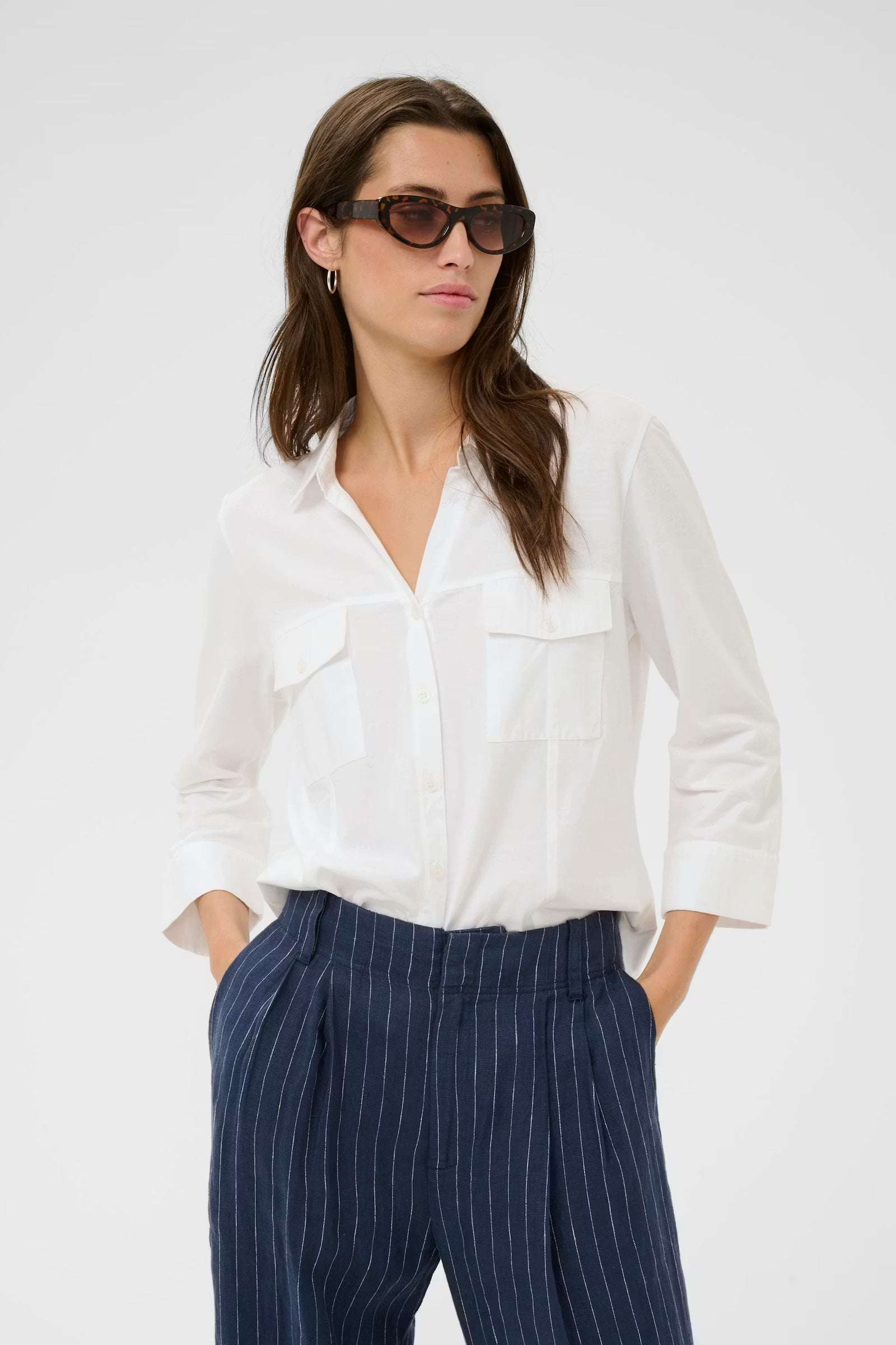 Part Two - Anise Bright White Shirt