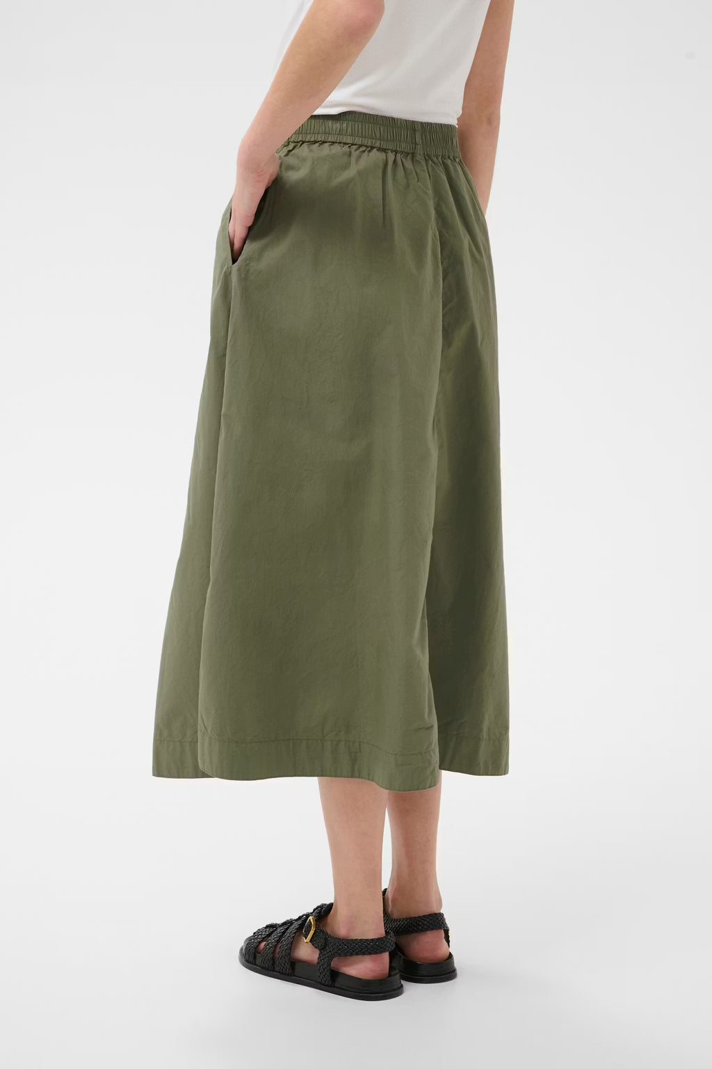 Part Two - Asmina Smokey Olive Skirt