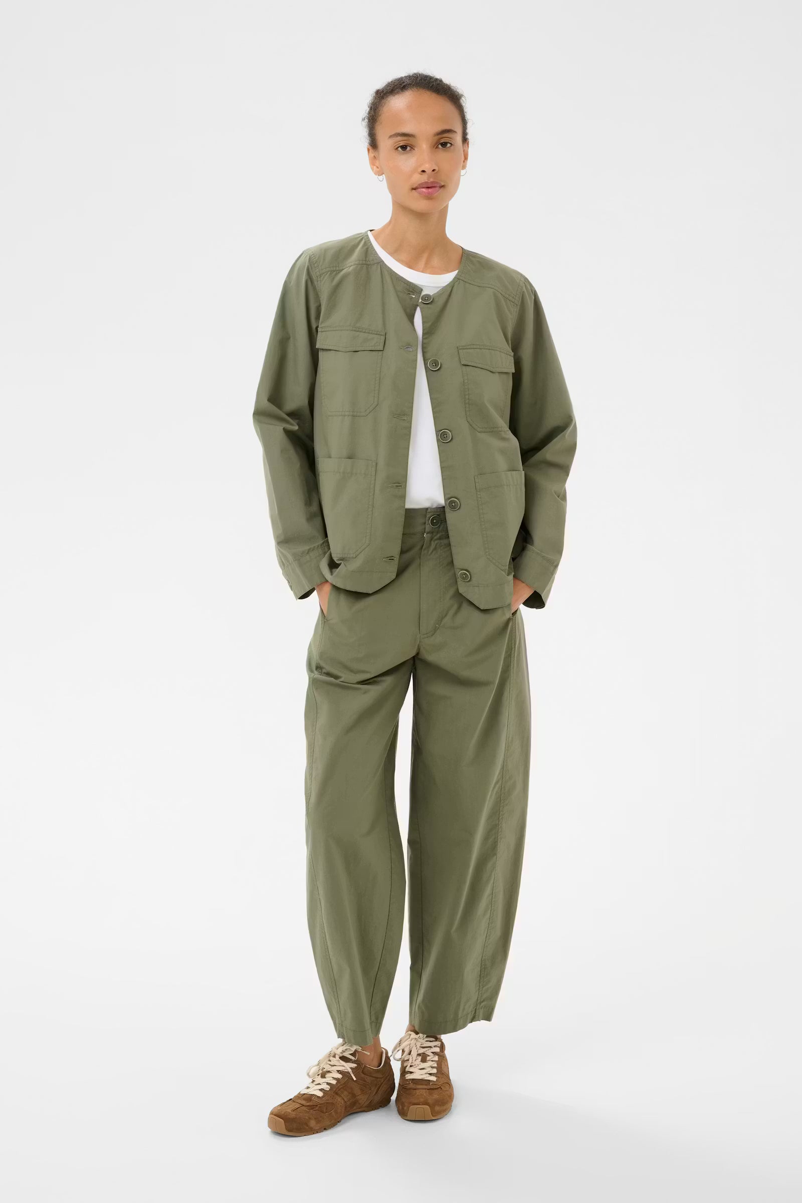 Part Two - Aziza Smokey Olive Jacket