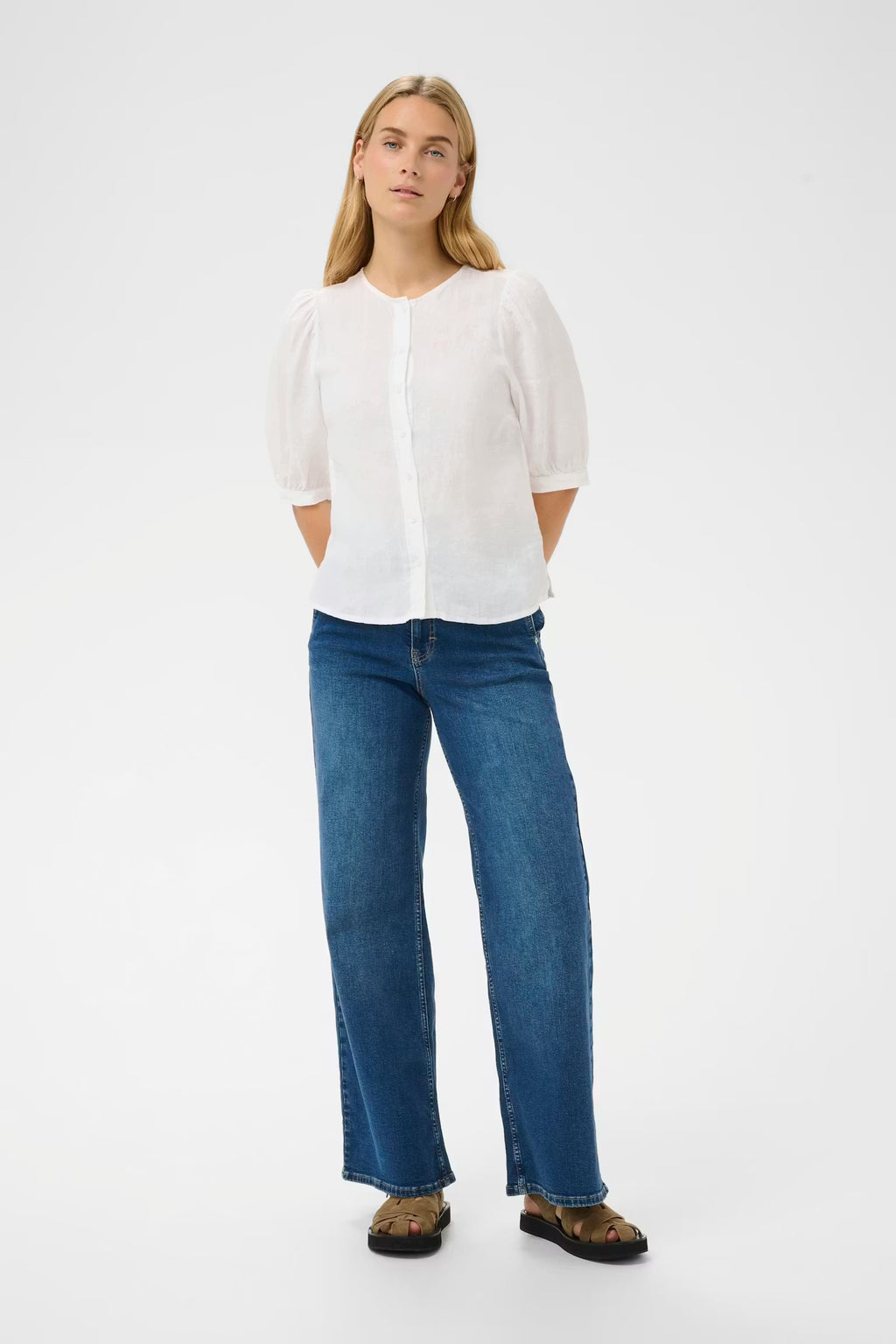 Part Two - Azra Bright White Shirt