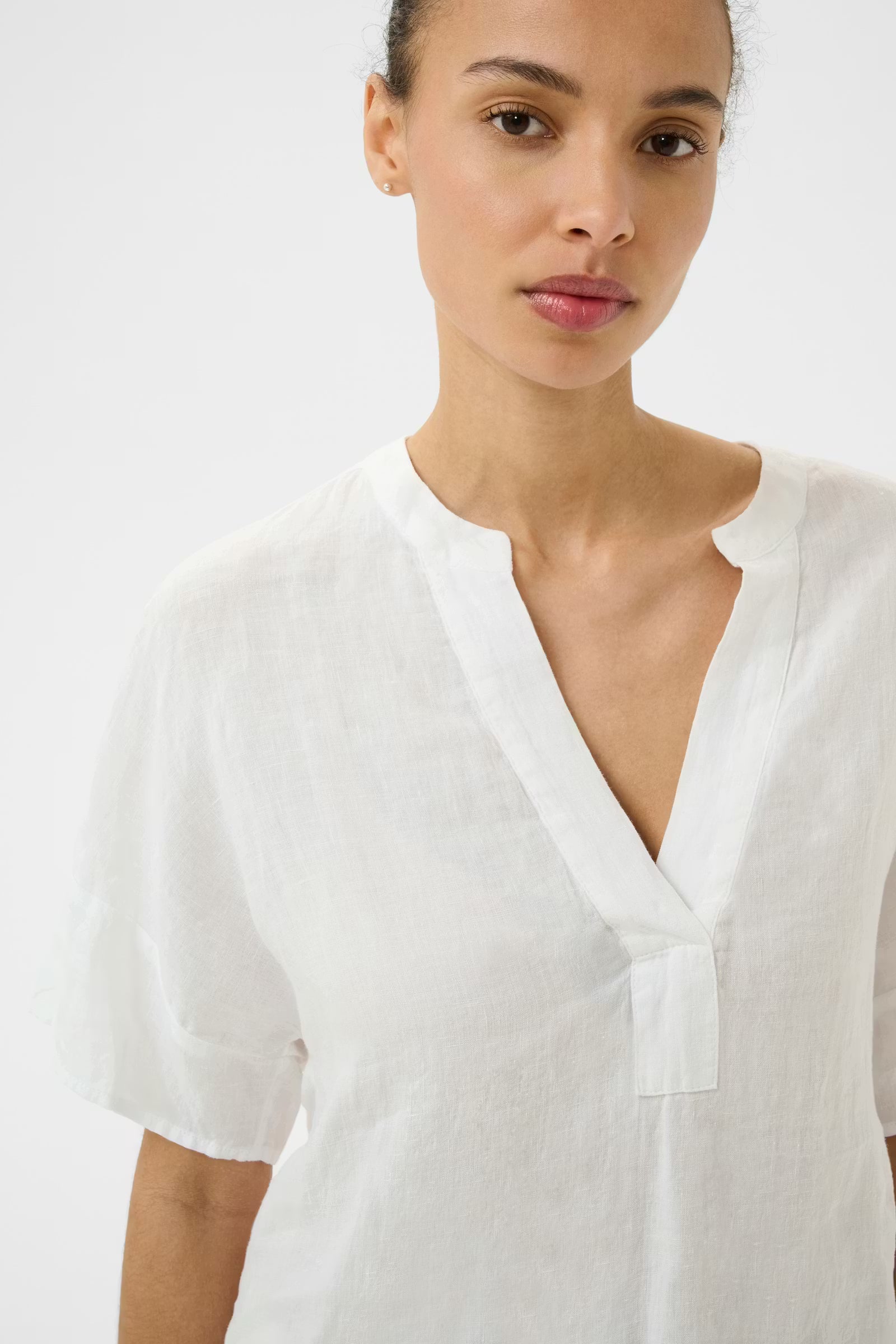 Part Two - Brinnie Bright White Blouse