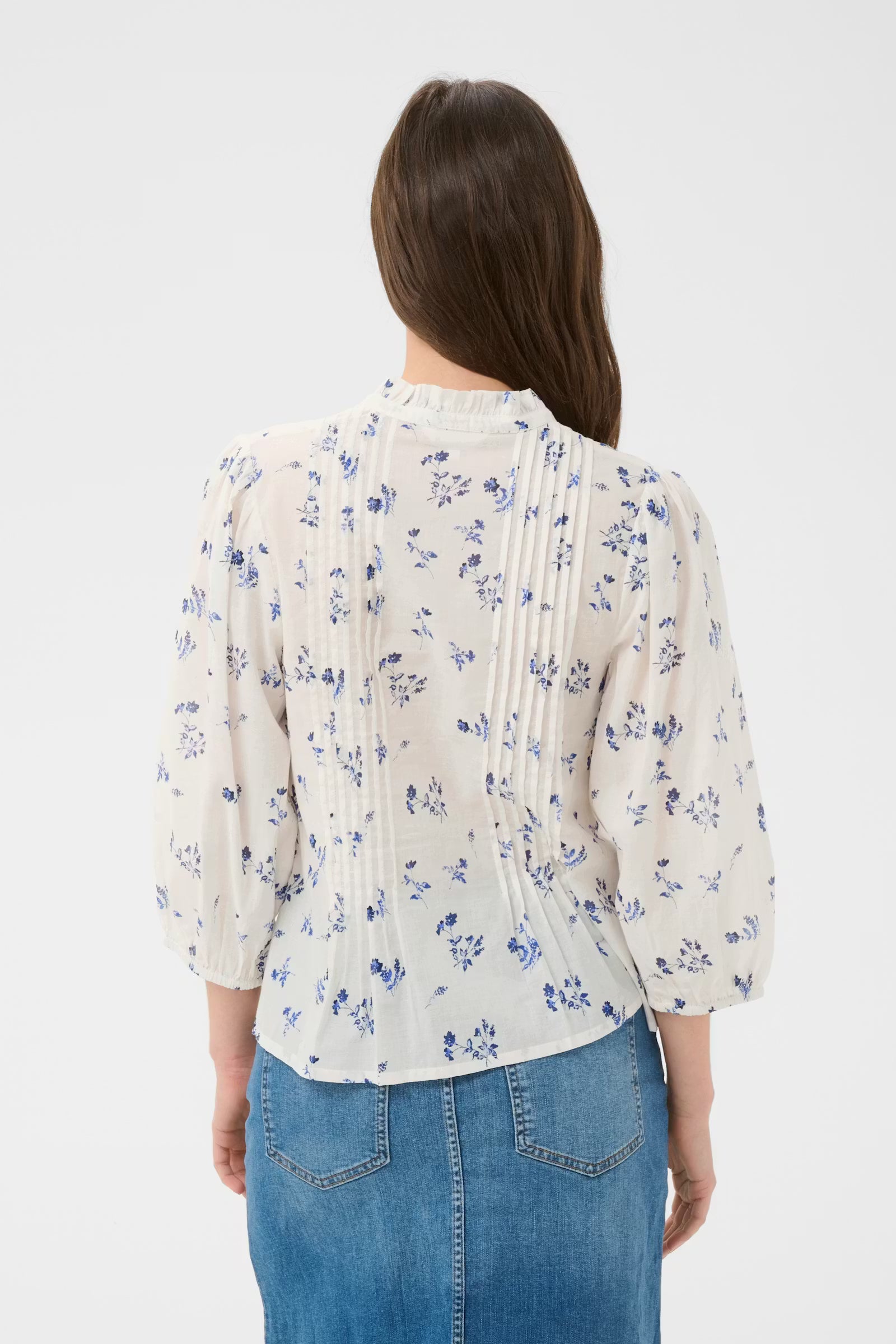 Part Two - Brith Blue Bouquet Blouse