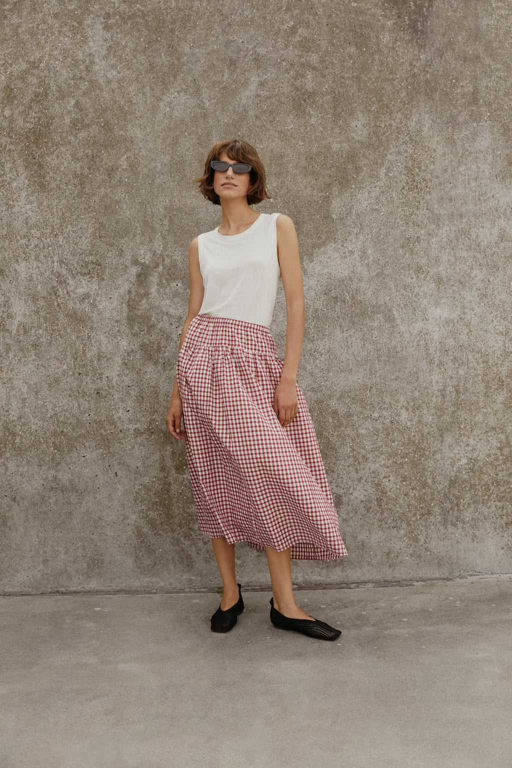 Part Two - Brunhild Burnt Russet Skirt