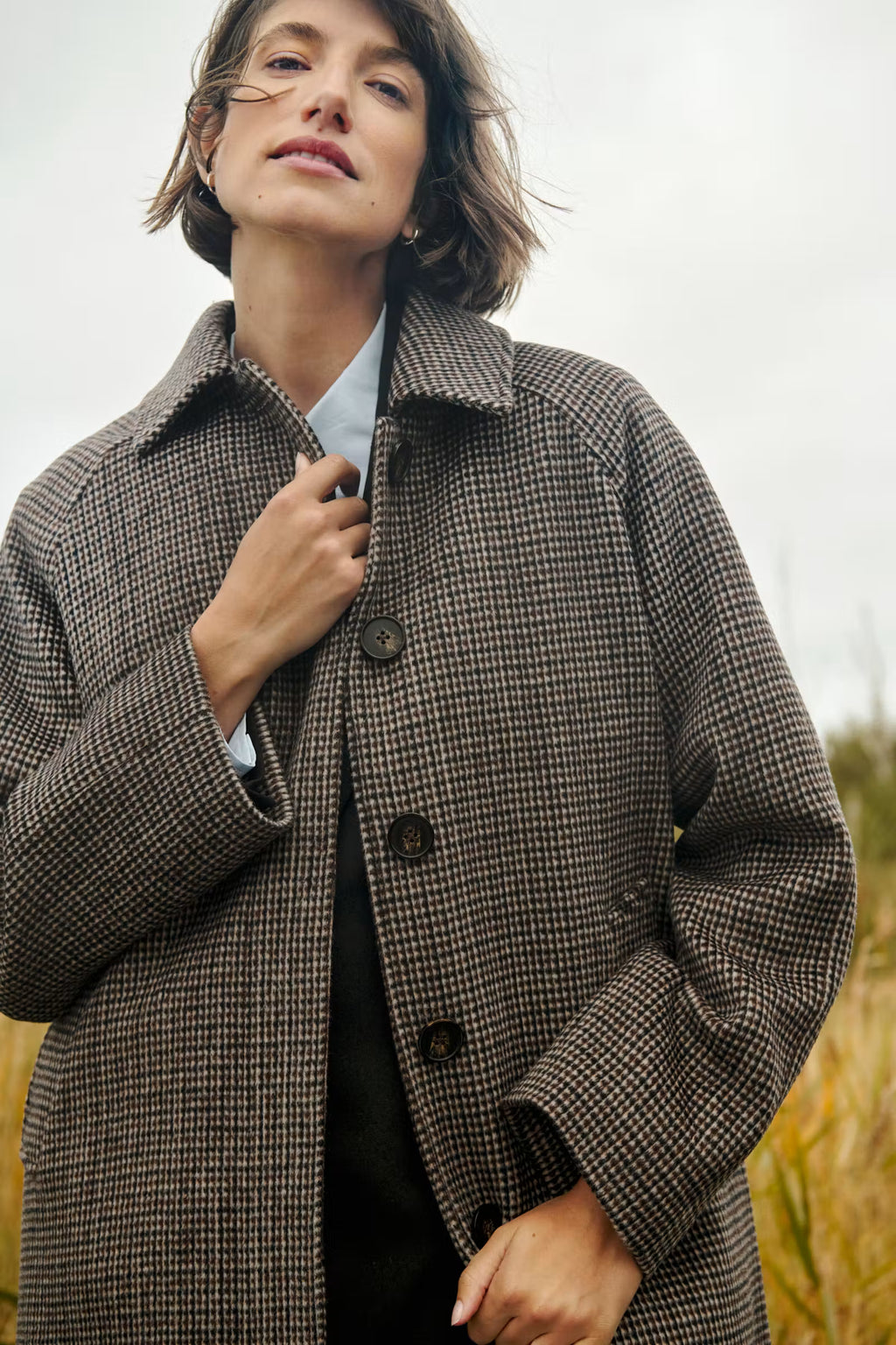 Part Two - Catherine Small Check Coat