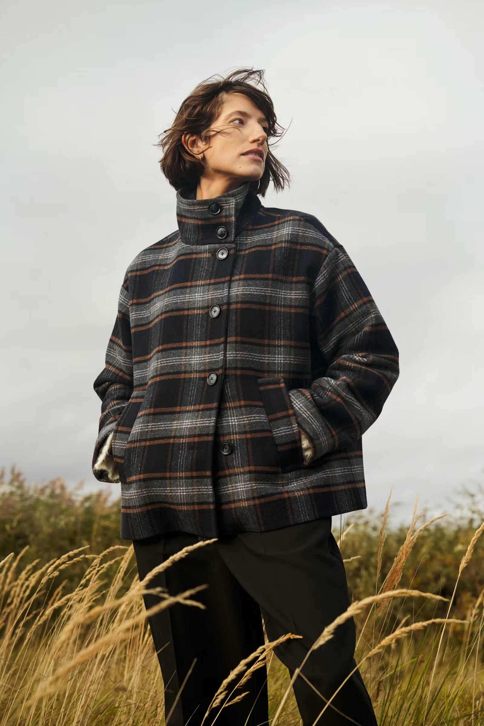 Part Two - Celly Plaid Coat