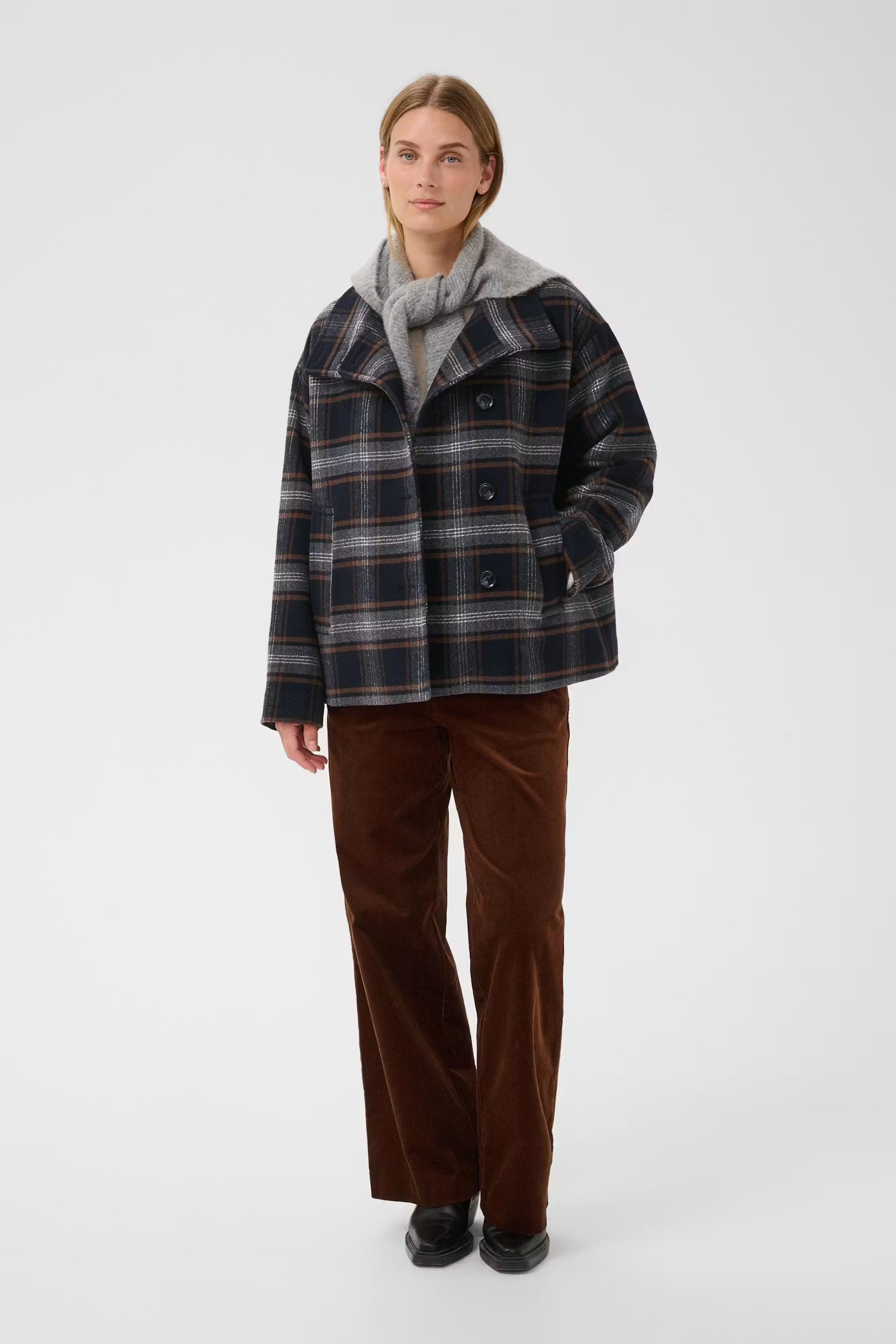 Part Two - Celly Plaid Coat