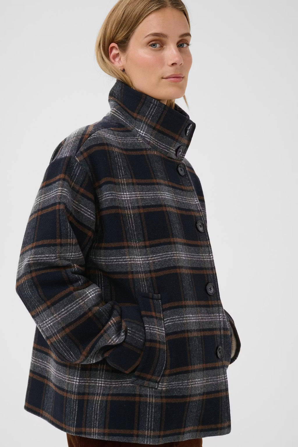 Part Two - Celly Plaid Coat
