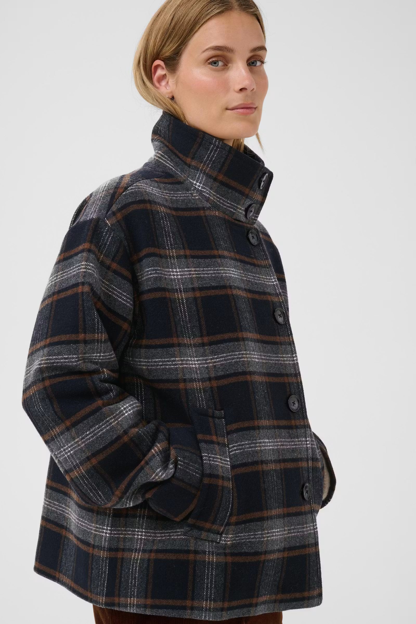 Part Two - Celly Plaid Coat