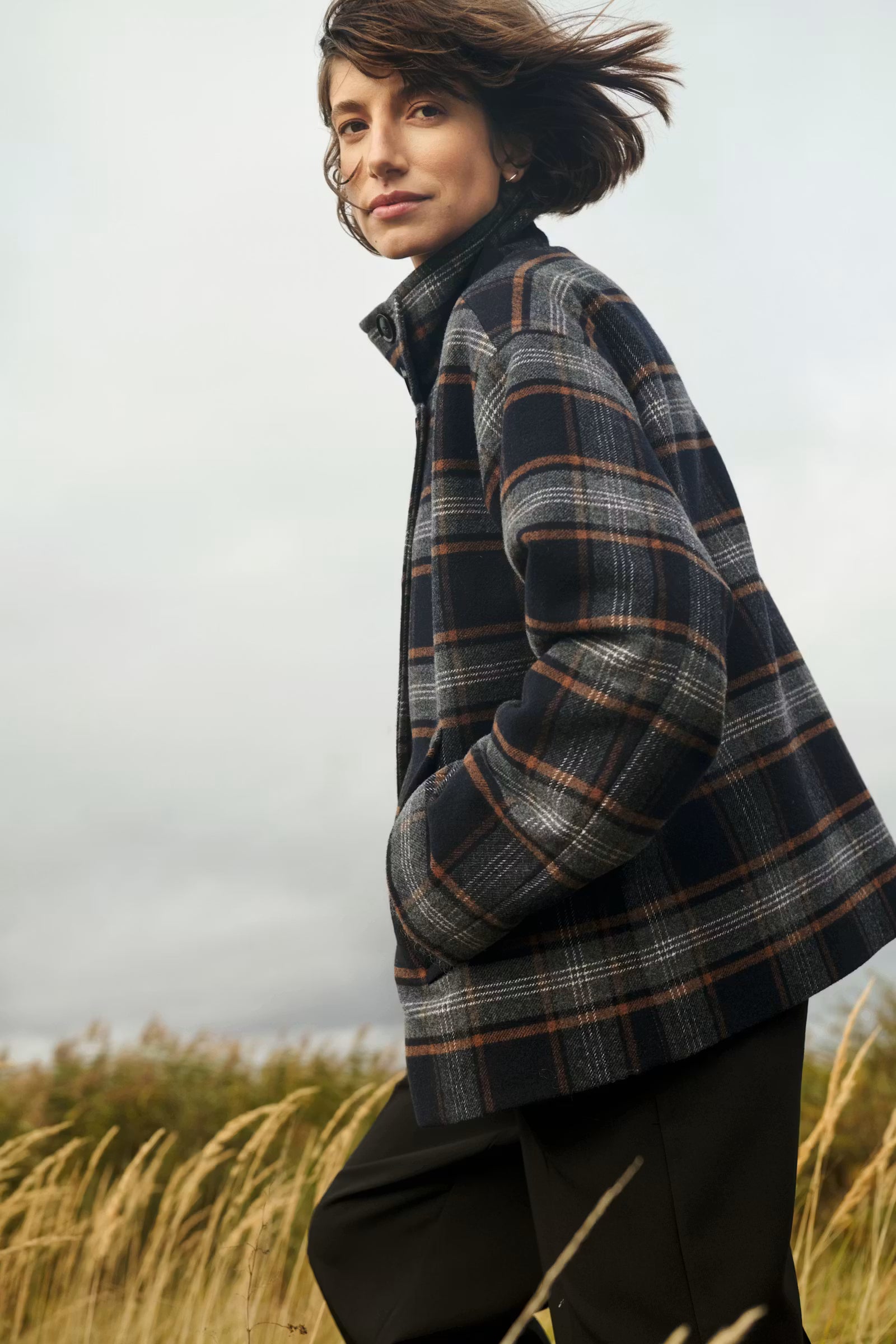 Part Two - Celly Plaid Coat