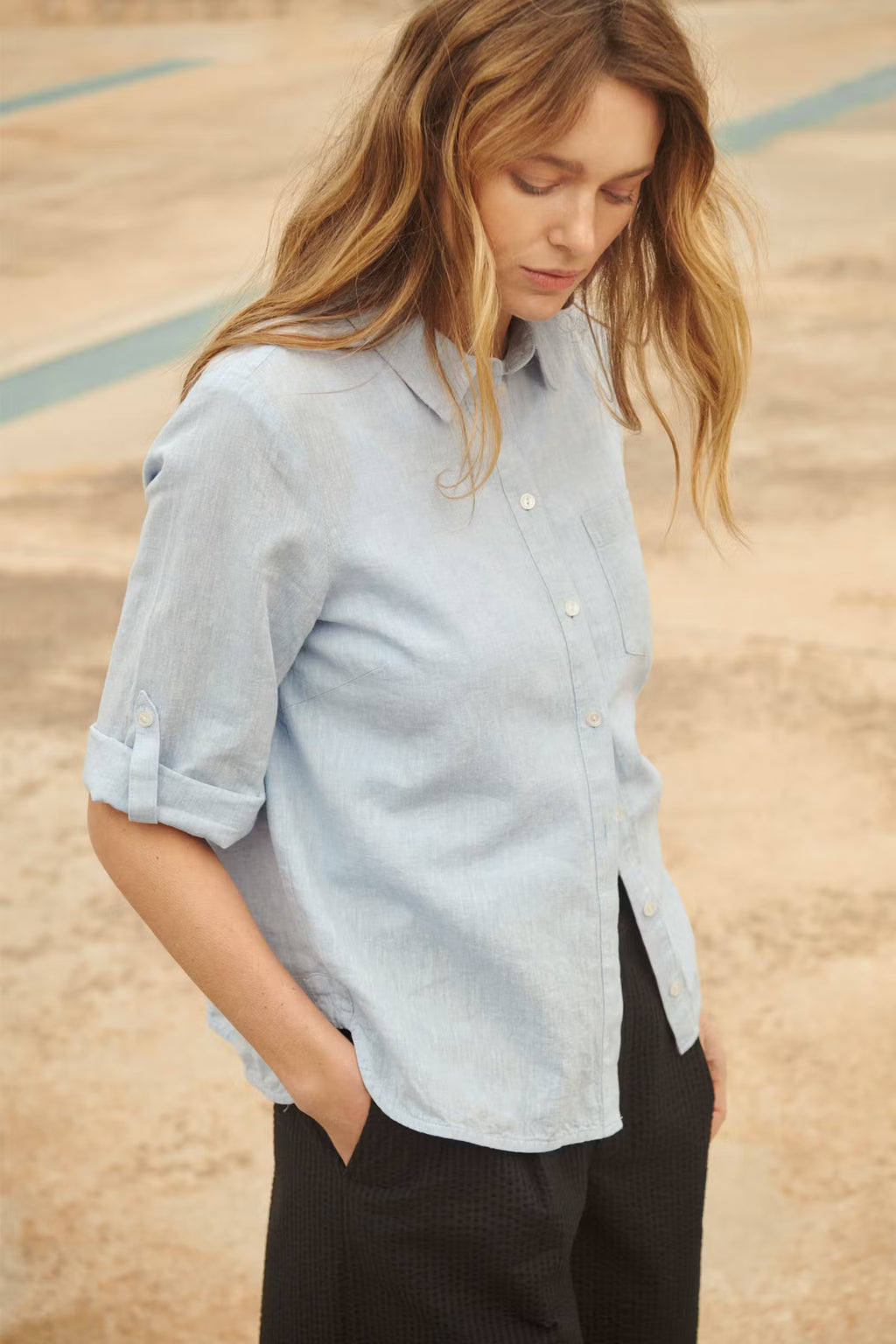Part Two - Cindie Light Blue Shirt