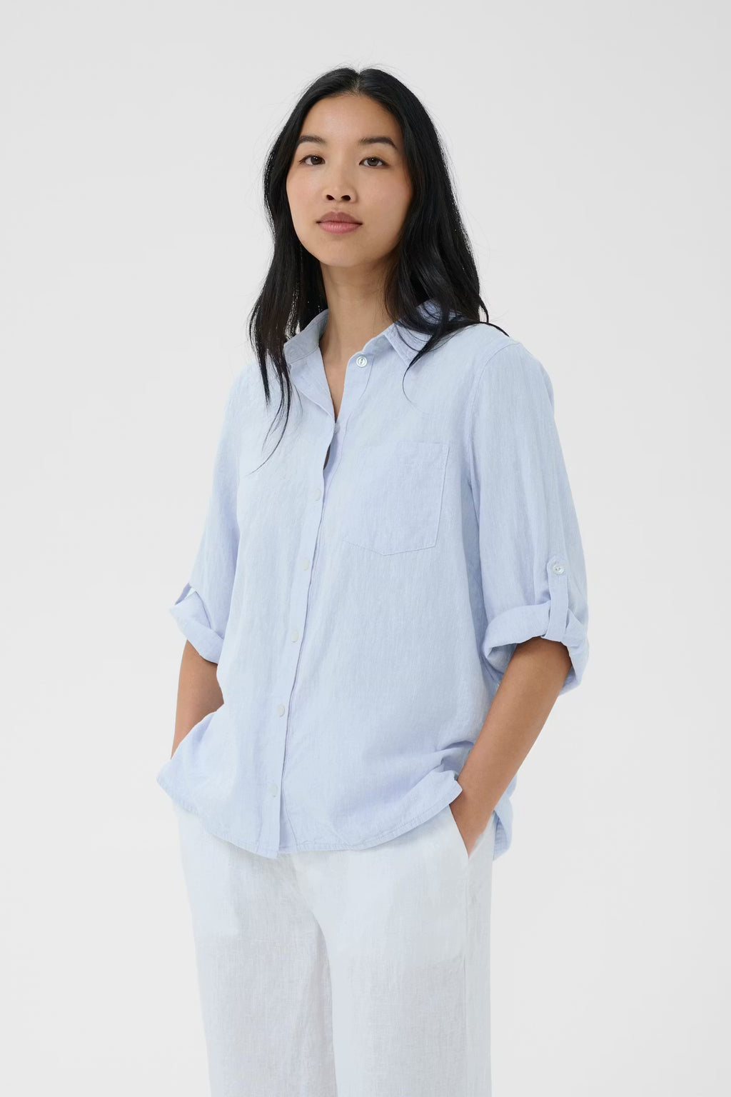 Part Two - Cindie Light Blue Shirt