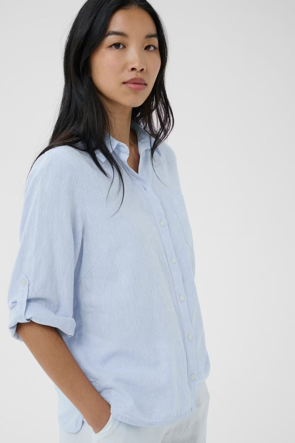 Part Two - Cindie Light Blue Shirt