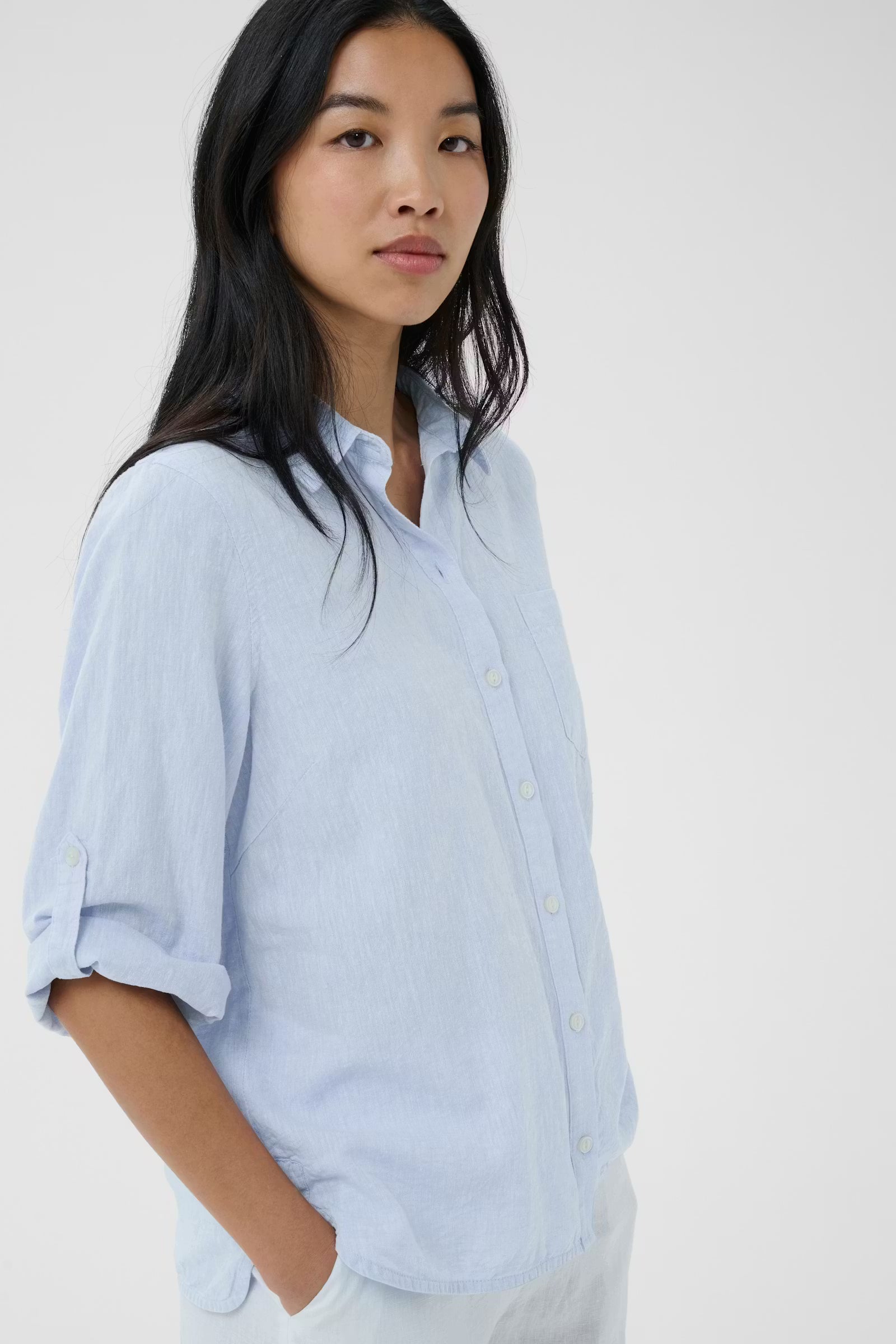 Part Two - Cindie Light Blue Shirt