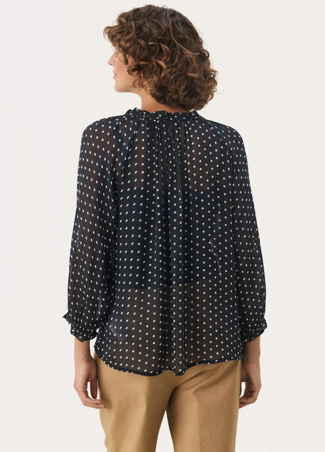 Part Two - Elsia Navy Dot Blouse