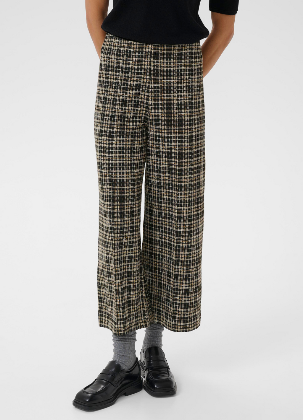 Part Two - Ilisan Dark Navy Check Pants