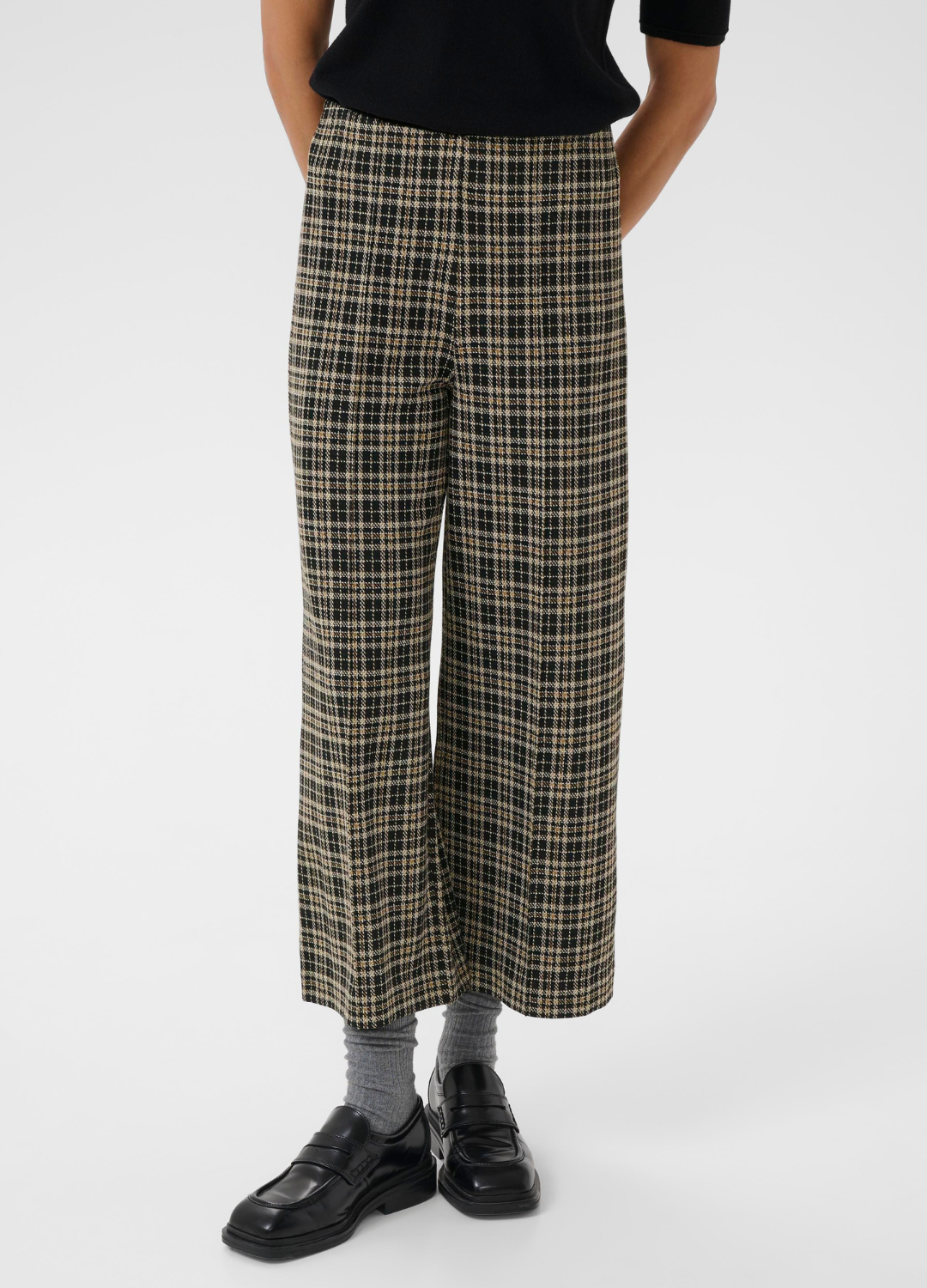Part Two - Ilisan Dark Navy Check Pants
