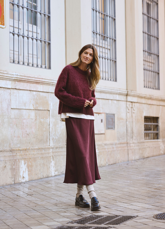 Part Two - Laurina Tawny Port Skirt
