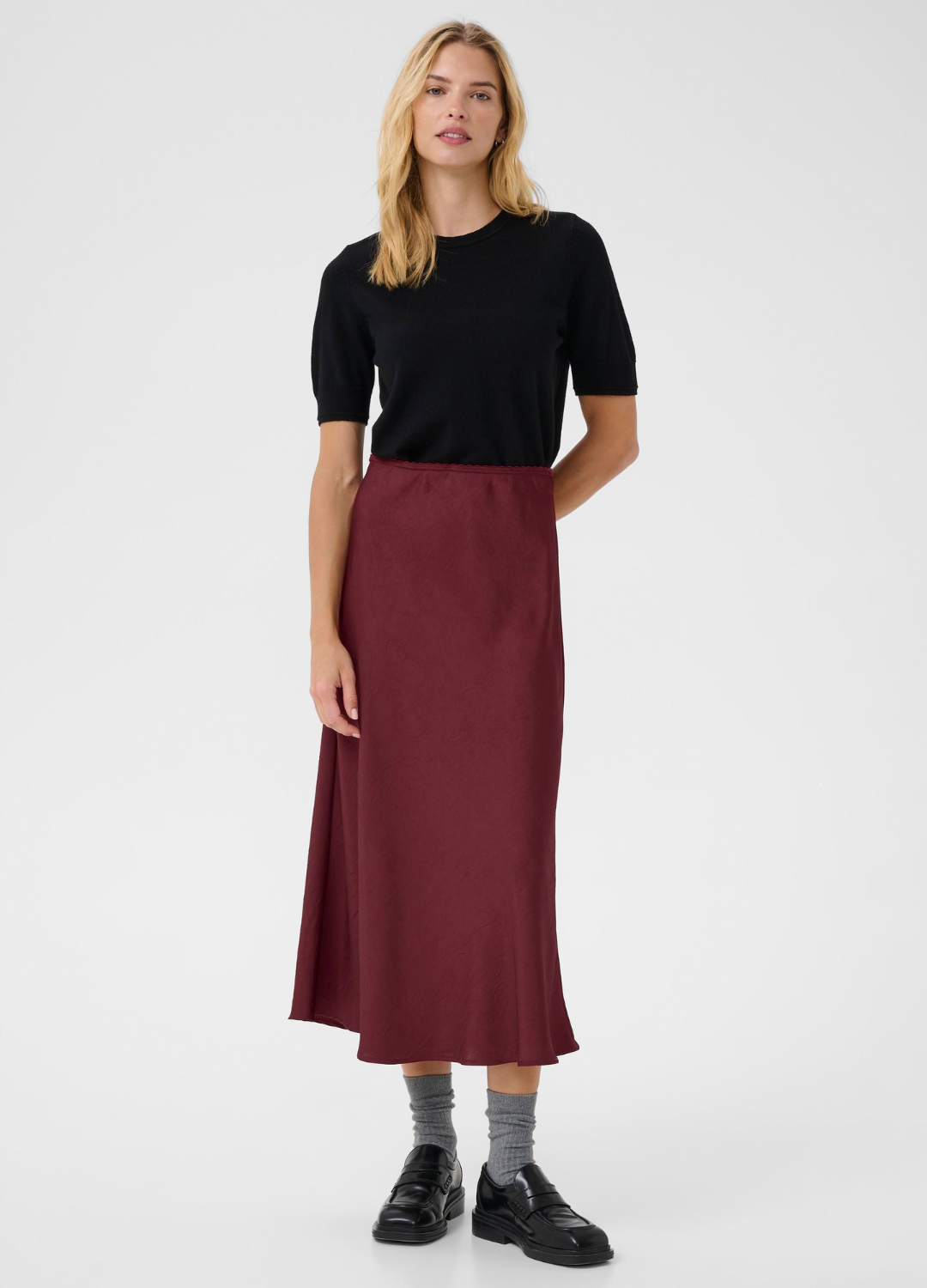 Part Two - Laurina Tawny Port Skirt