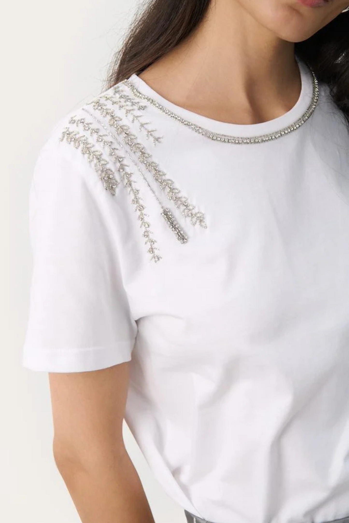 Part Two - Maggi Rhinestone Detail Top