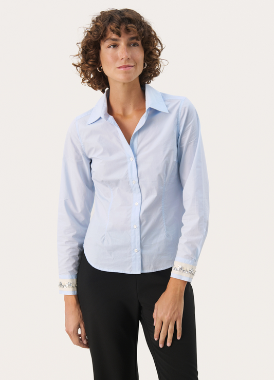 Part Two - Marin Air Blue Detail Shirt