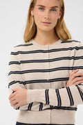 Part Two - Noelani Navy Stripe Cardigan