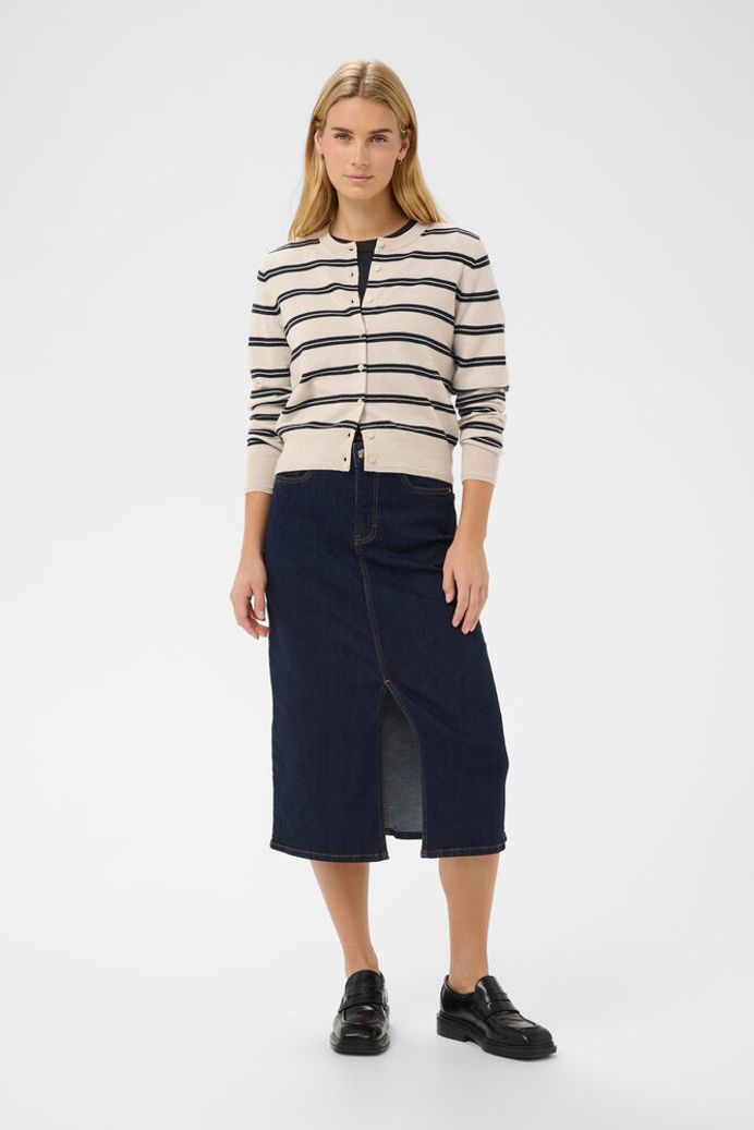Part Two - Noelani Navy Stripe Cardigan