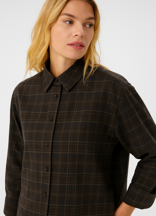 Part Two - Savannas Tarmac Check Blouse