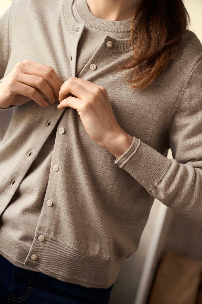 Part Two - Noelani Light Camel Cardigan