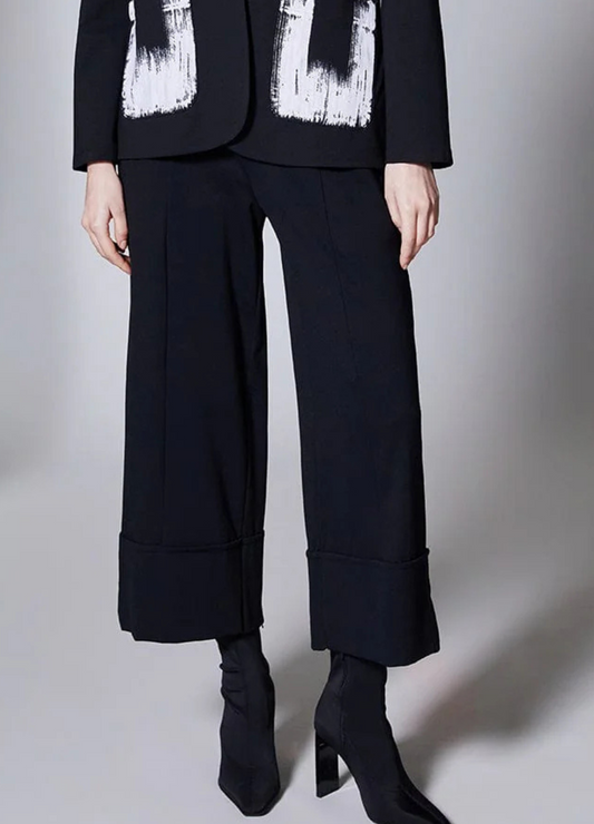 Peruzzi - Black Turn Up Pant