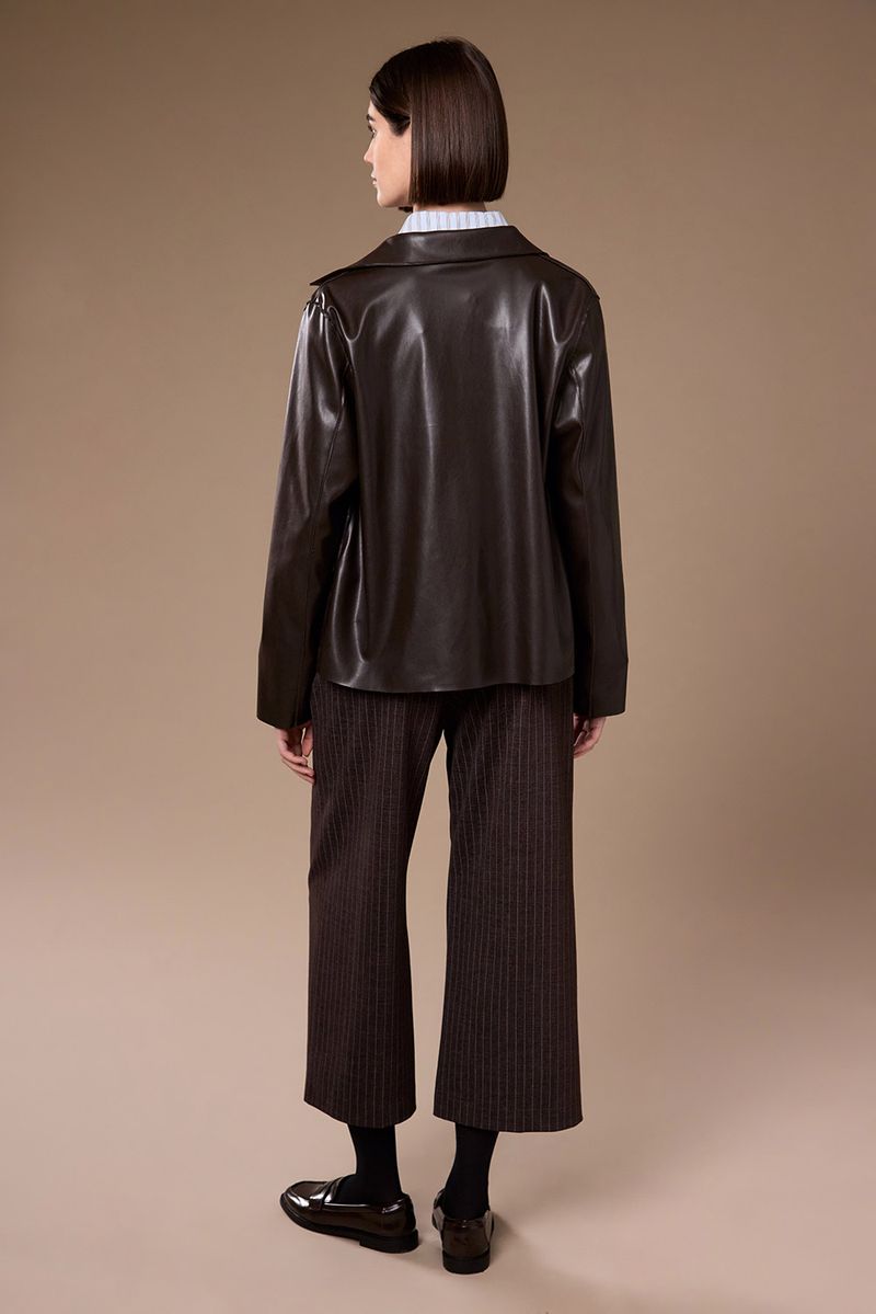 Peruzzi - Faux Leather Jacket